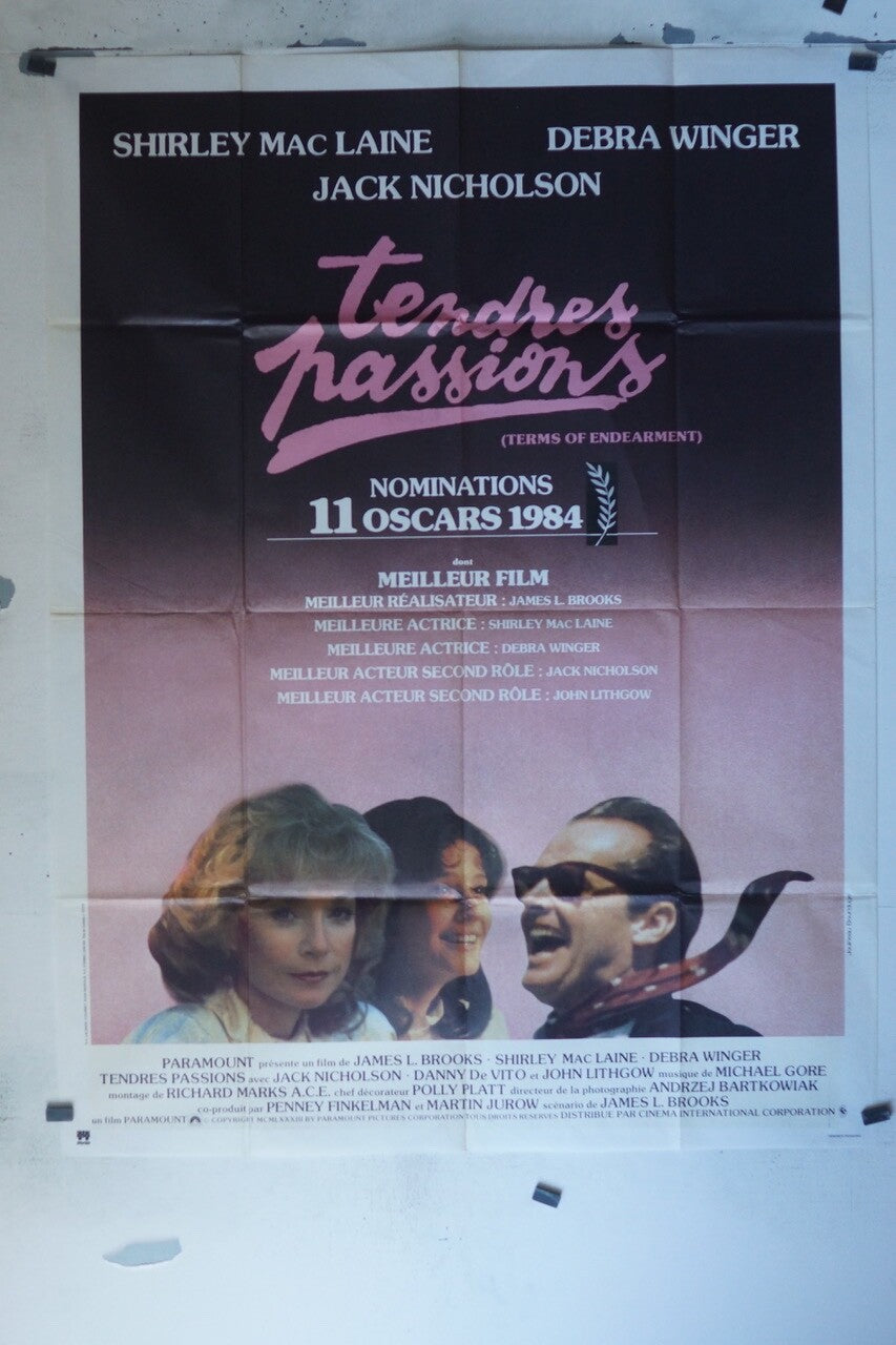 TENDRES PASSIONS MOVIE POSTER ORIGINAL 120x160 SHIRLEY MAC LAINE
