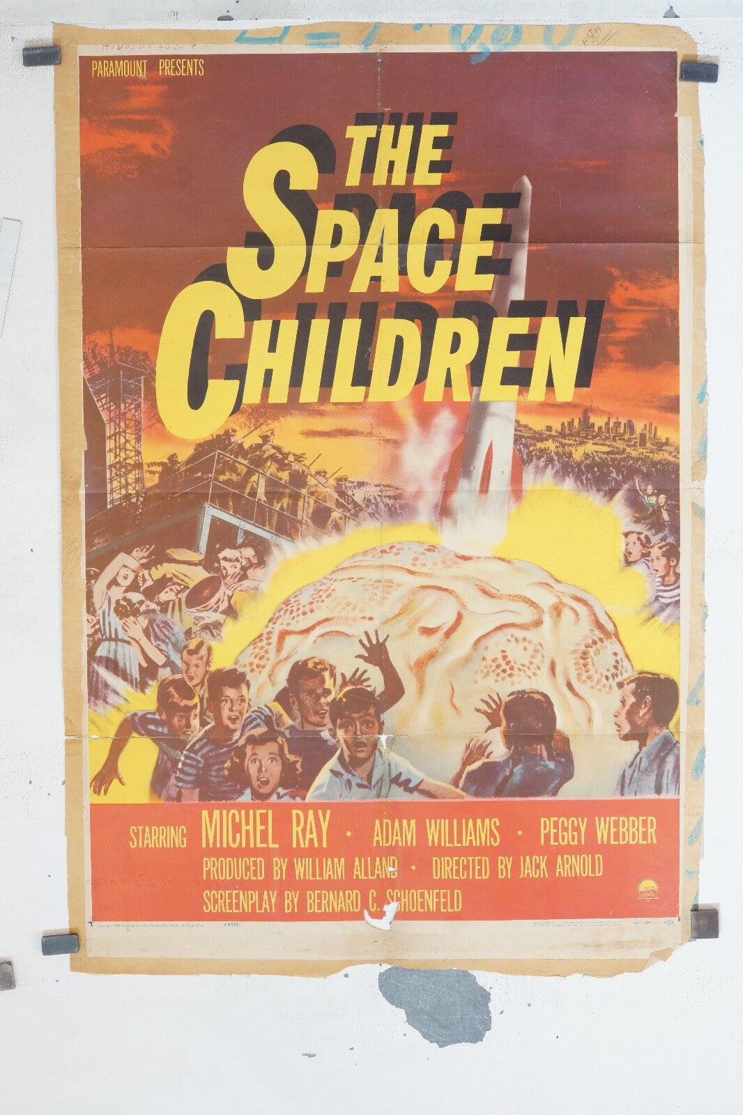 THE SPACE CHILDREN ORIGINAL MOVIE POSTER (69x103), Jack Arnold
