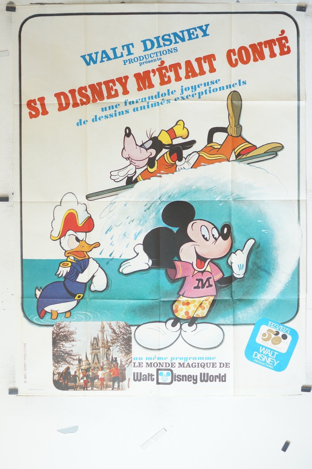 SI DISNEY M’ETAIT CONTE MOVIE POSTER ORIGINAL (120x160), Walt Disney