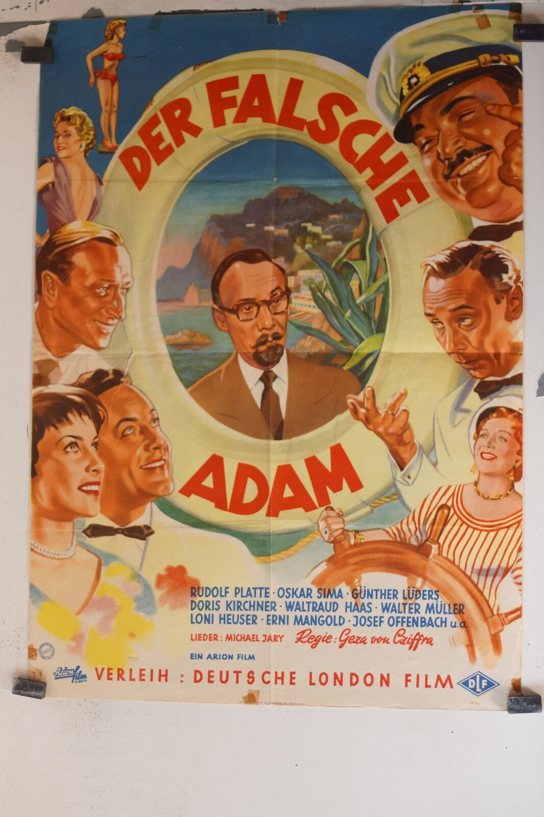 DER FALSCHE ADAM (70X100) ORIGINAL MOVIE POSTER RUDOLPH PLATTE – OSKAR SIMA