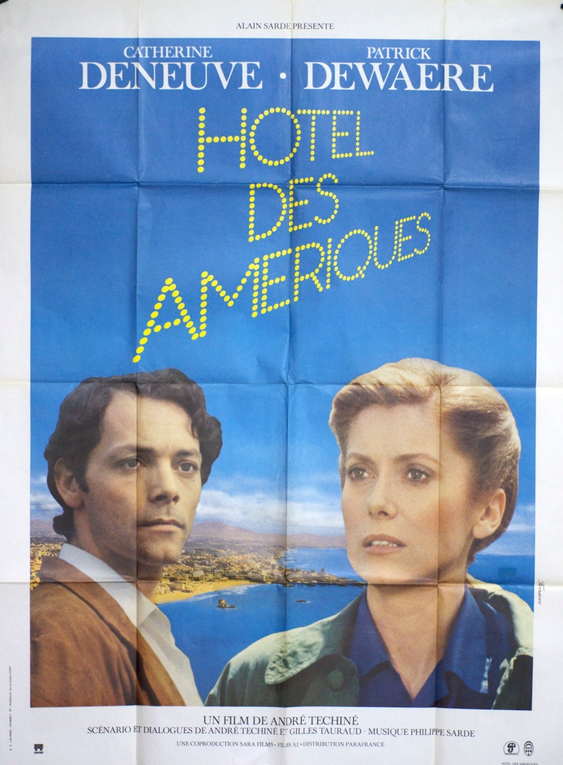 HOTEL DES AMÉRIQUES CATHERINE DENEUVE POSTER ORIGINAL 120x160