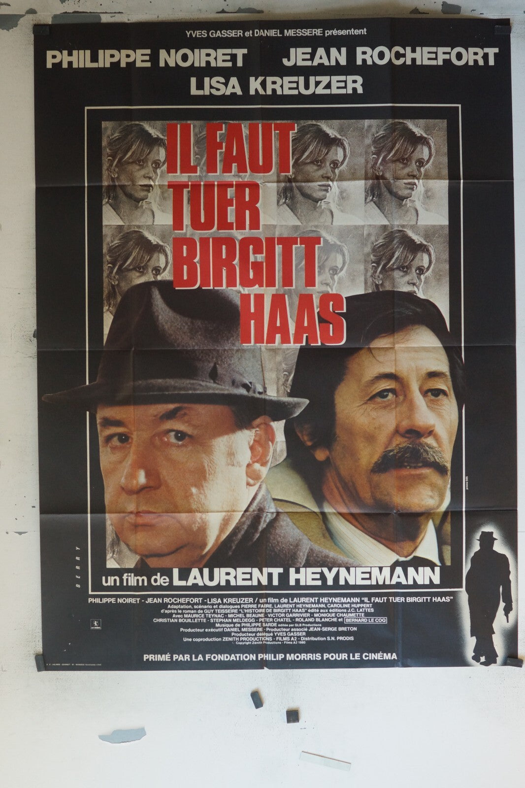 IL FAUT TUER BIRGITT HAAS 120x160 ORIGINAL MOVIE POSTER PHILIPPE NOIRET