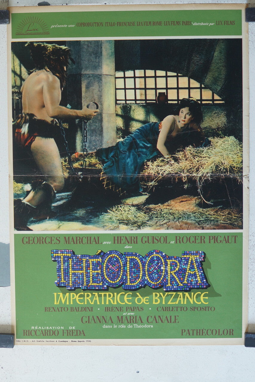 THEODORA IMPERATRICE DE BYZANCE MOVIE POSTER ORIGINAL 48x70 Gianna Maria