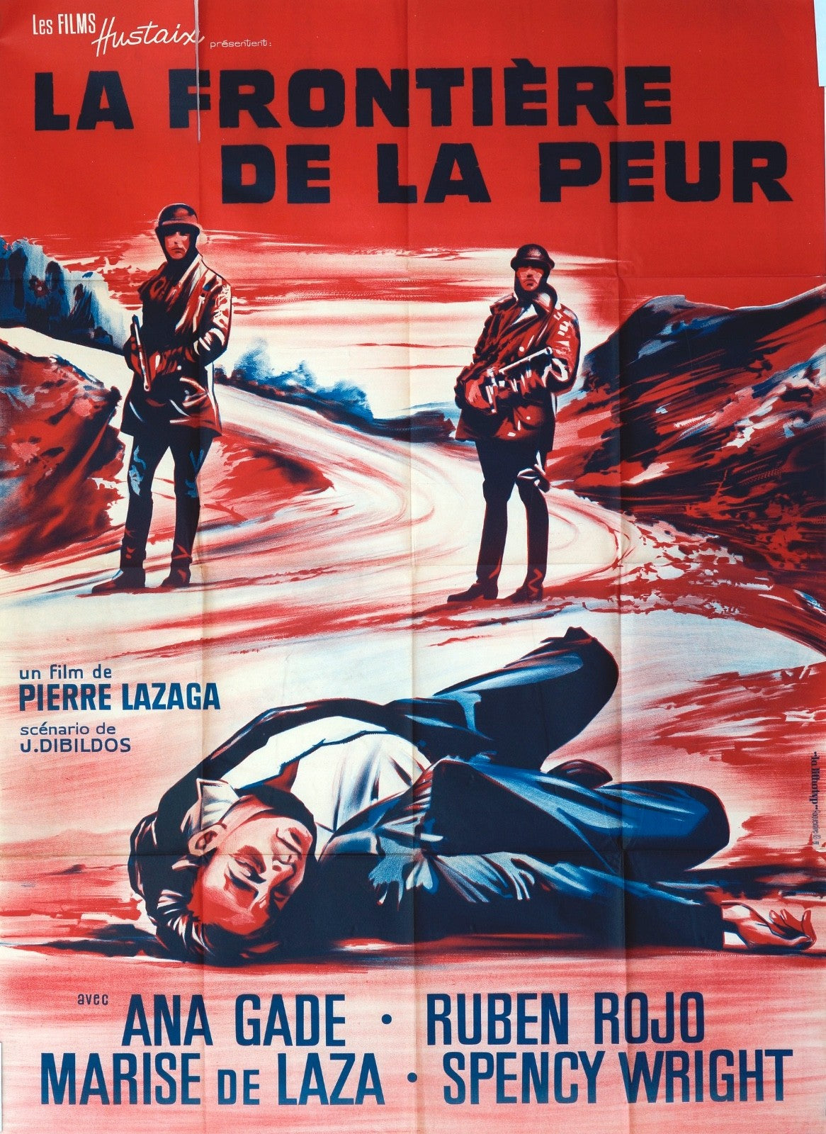 LA FRONTIÈRE DE LA PEUR ANA GADE 120x160 POSTER ORIGINAL