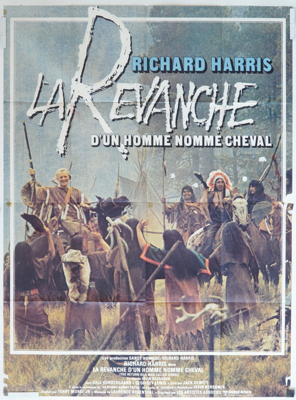 LA REVANCHE MOVIE POSTER ORIGINAL (120X160) RICHARD HARRIS