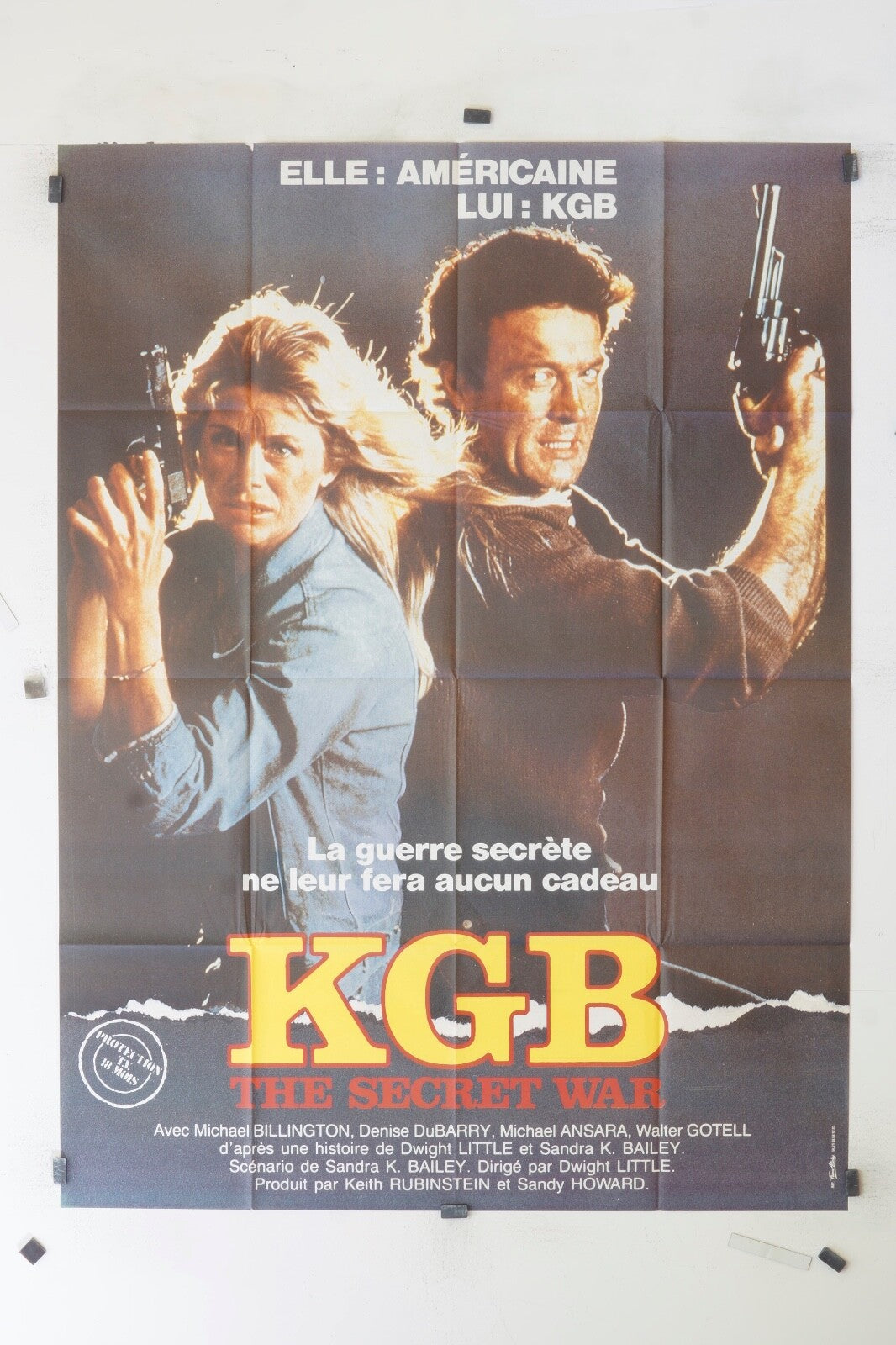 KGB THE SECRET WAR MOVIE POSTER ORIGINAL 120x160