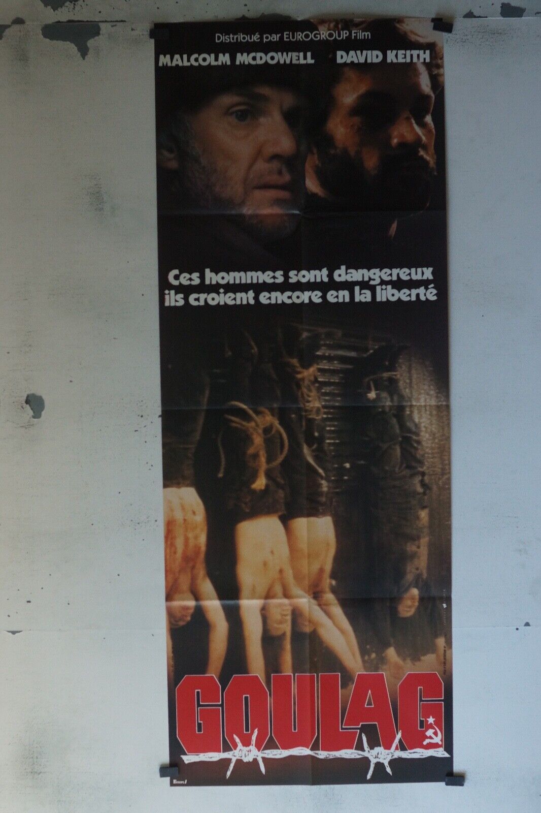GOULAG POSTER ORIGINAL 60x160 MALCOLM MCDOWELL