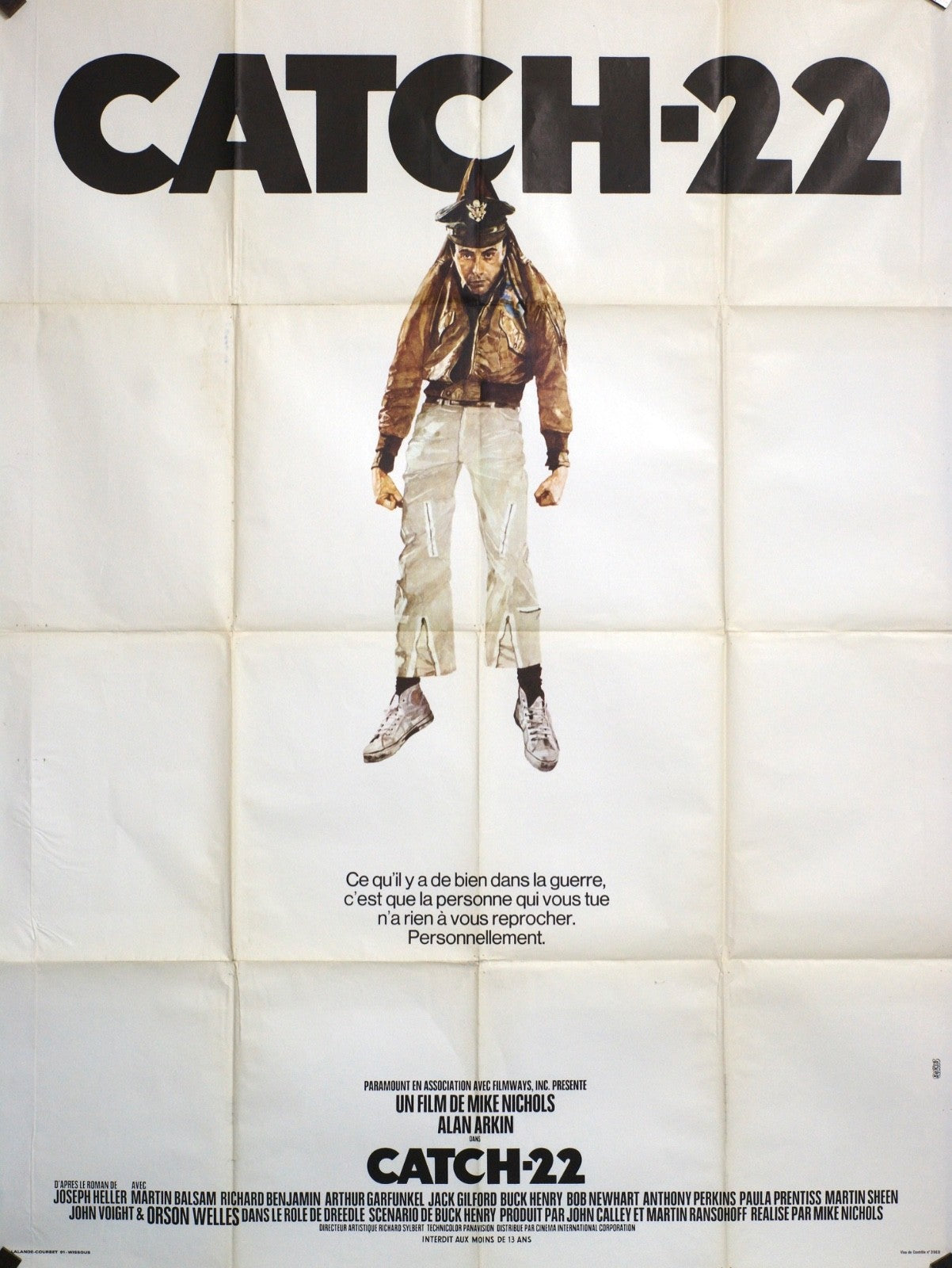 CATCH 22 MIKE NICHOLS MOVIE POSTER ORIGINAL 120x160