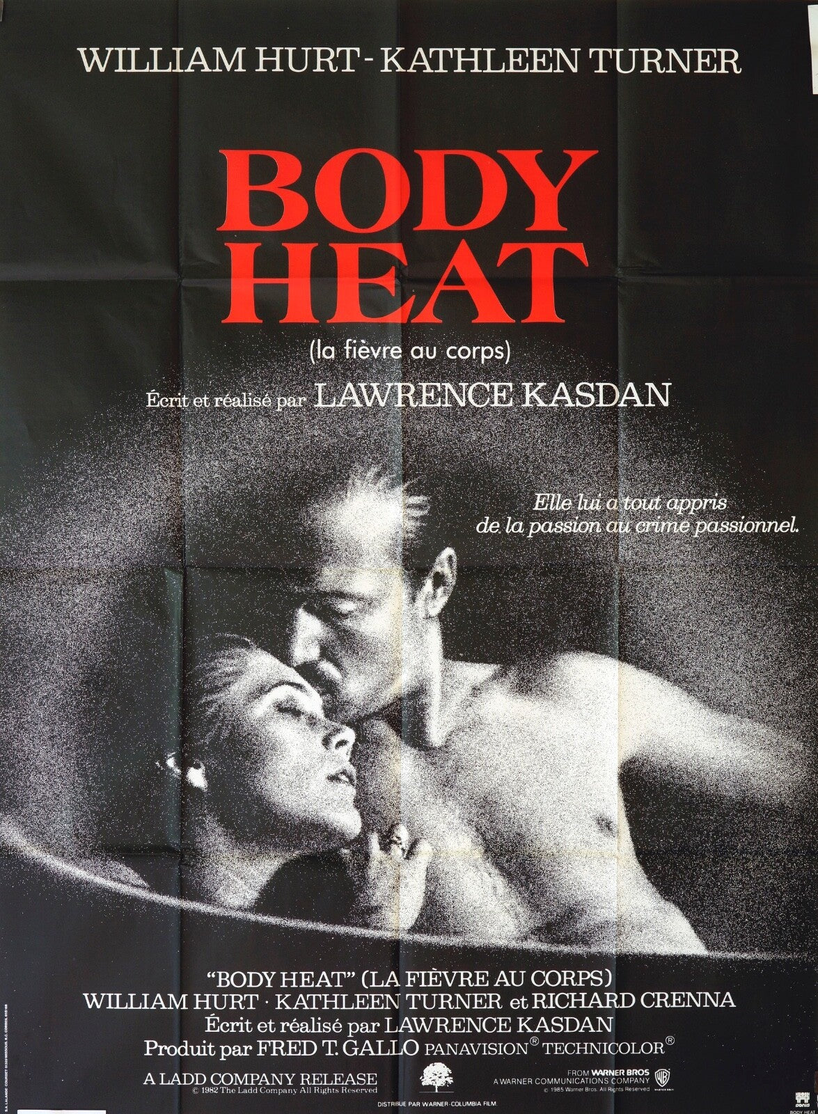 BODY HEAT MOVIE POSTER ORIGINAL 120x160 WILLIAM HURT