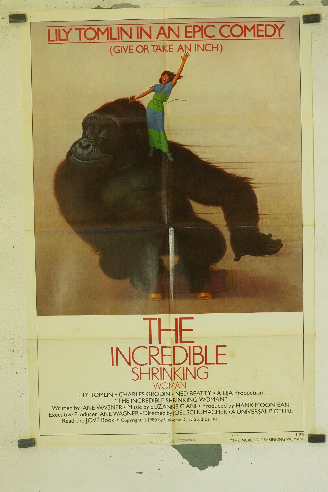THE INCREDIBLE SHRINKING WOMAN (70X100) ORIGINAL MOVIE POSTER CLINT EASTWOOD
