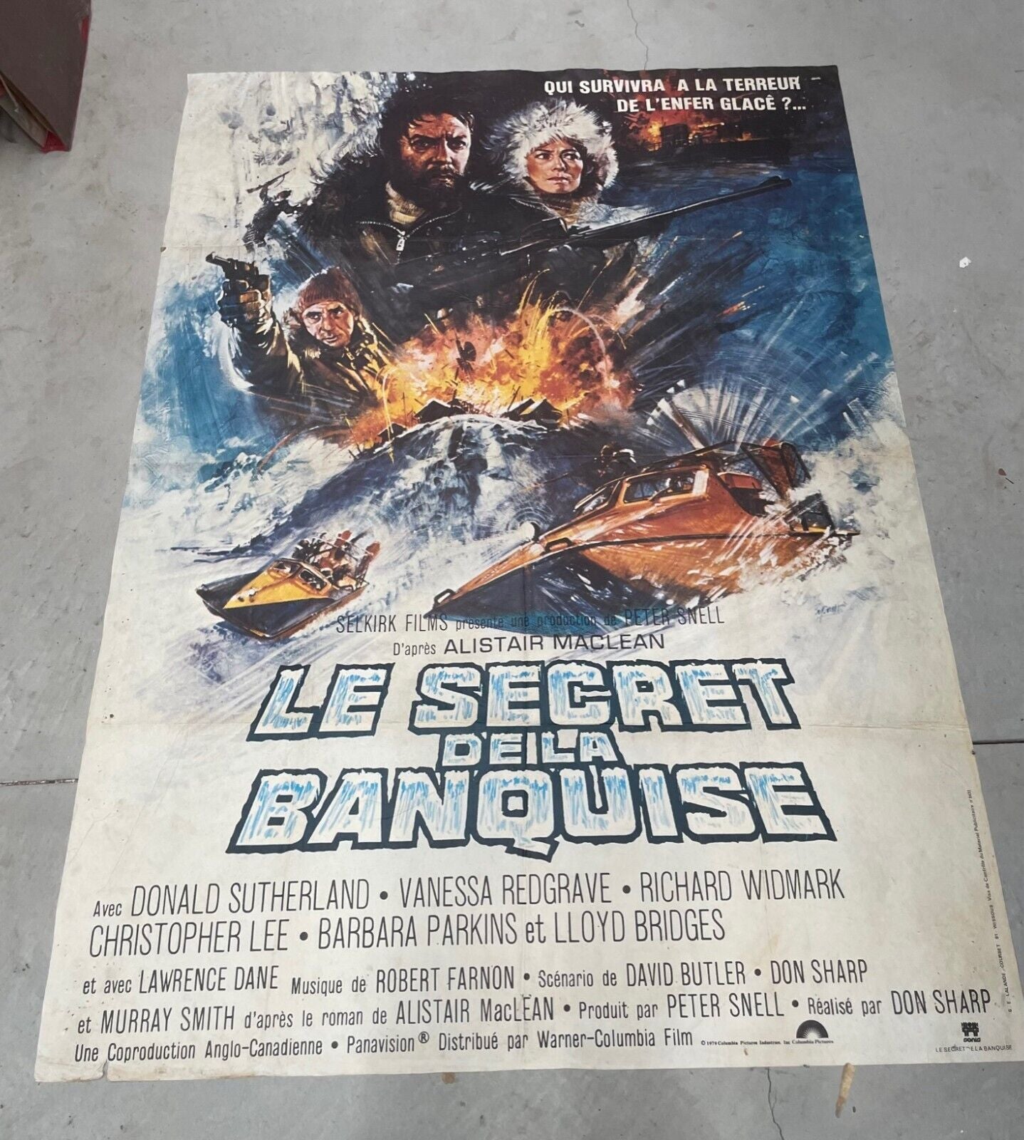 LE SECRET DE LA BANQUISE, MOVIE POSTER ORIGINAL 120x160, VANESSA REDGRAVE