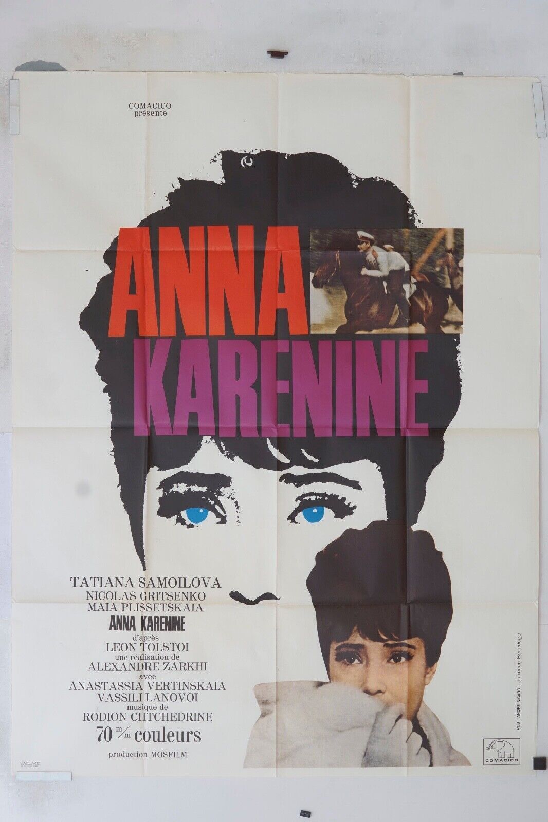 ANNA KARENINE ORIGINAL MOVIE POSTER 120x160 TATIANA SAMOILOVA