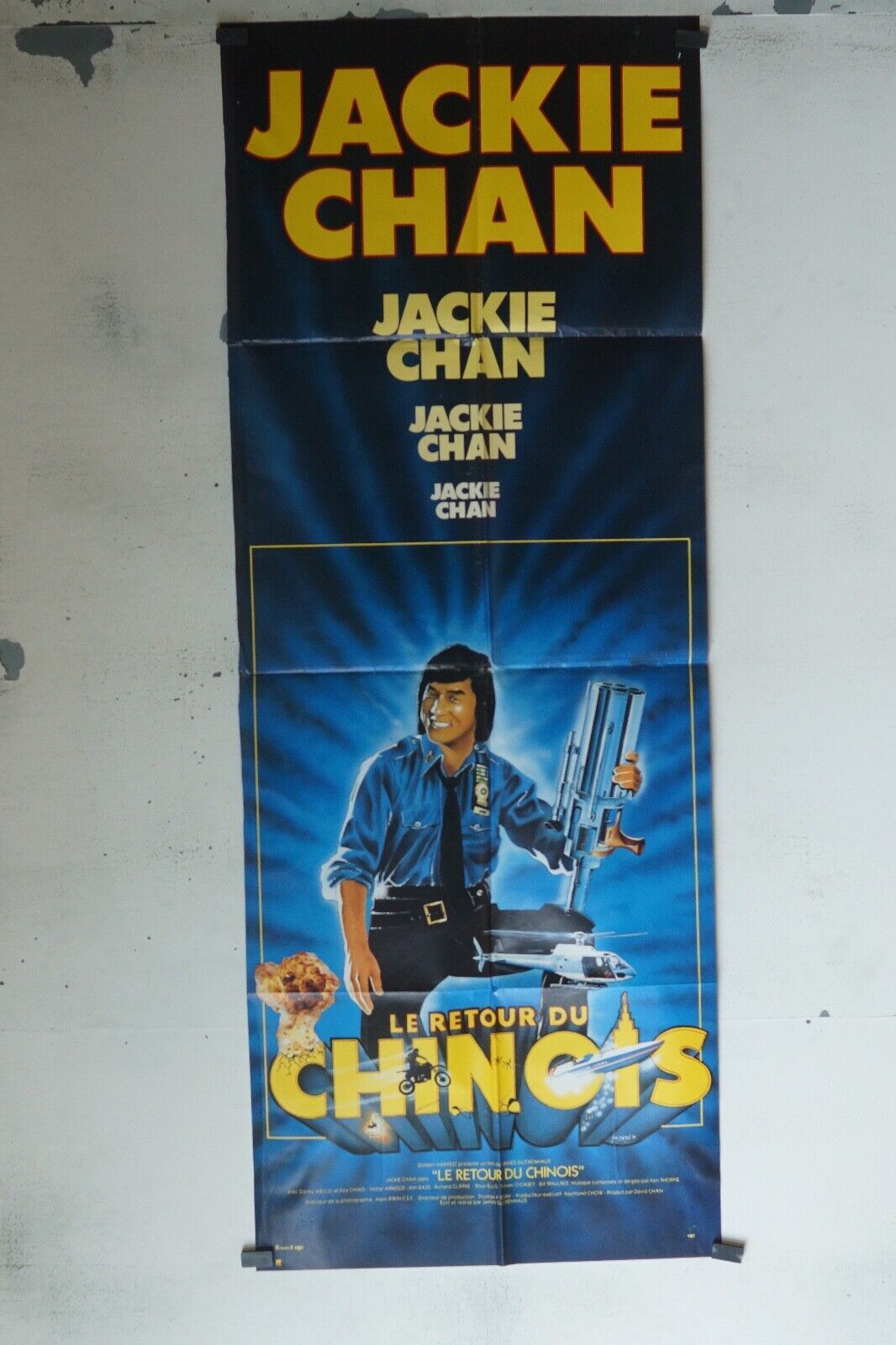 LE RETOUR DU CHINOIS 60x160 ORIGINAL POSTER JACKIE CHAN