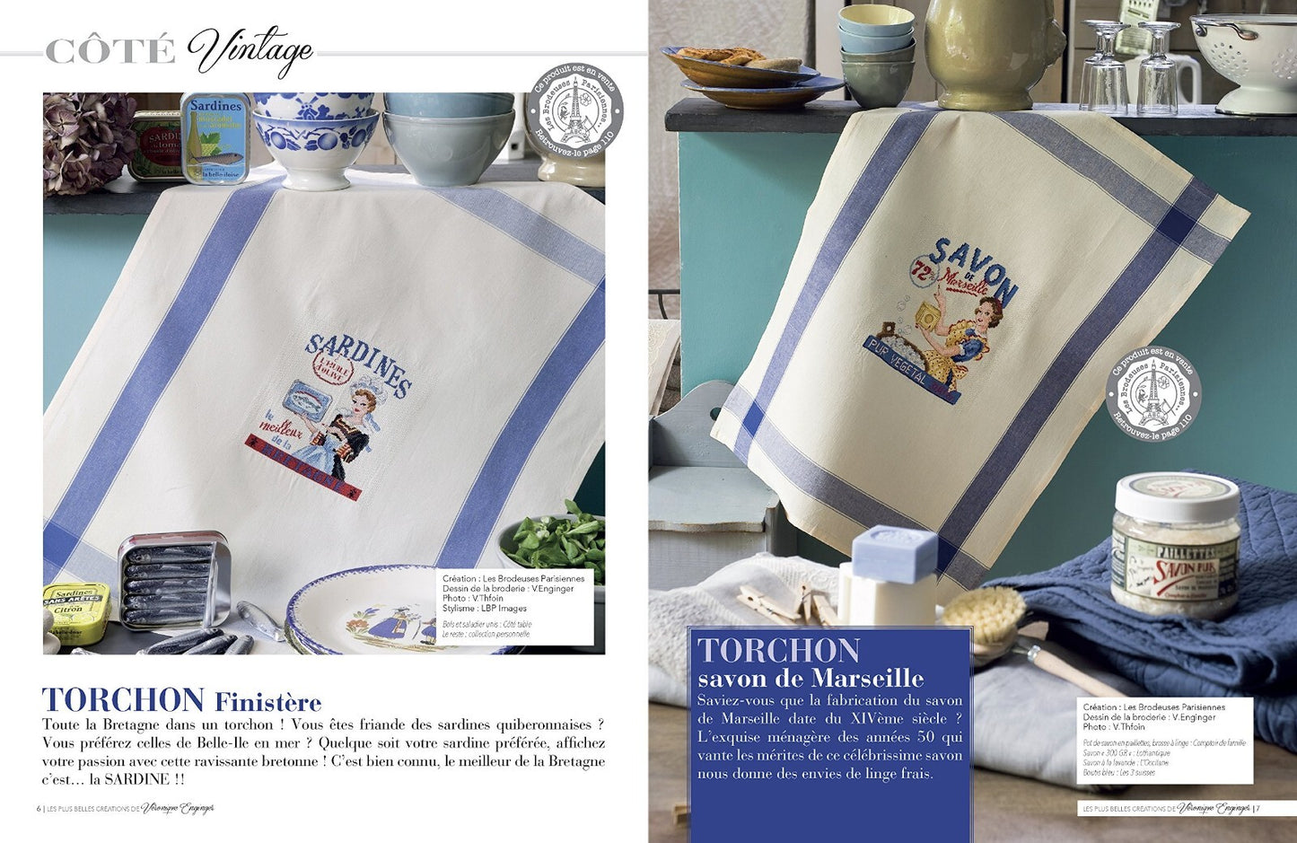 VERONIQUE ENGINGER Volume 1 FRENCH VERSION CROSS STITCH MAGAZINE