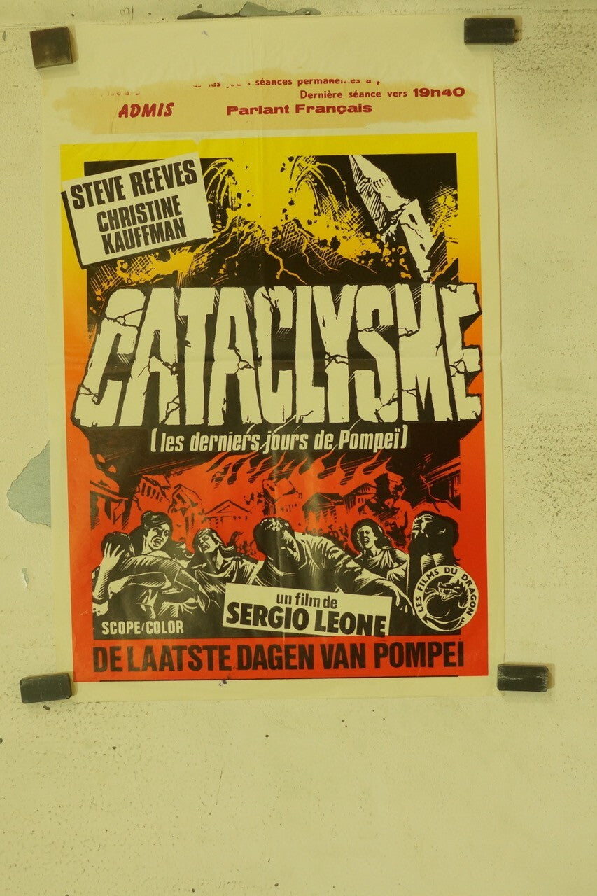 CATACLYSME, MOVIE POSTER BELGE MOVIE POSTER BELGE ORIGINAL 36x55 STEVE REEVES