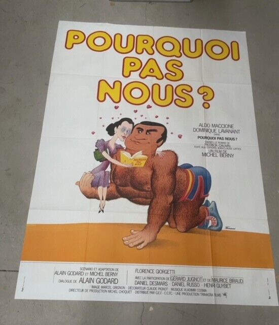 POURQUOI PAS NOUS, ALDO MACCIONE, MOVIE POSTER ORIGINAL 120x160