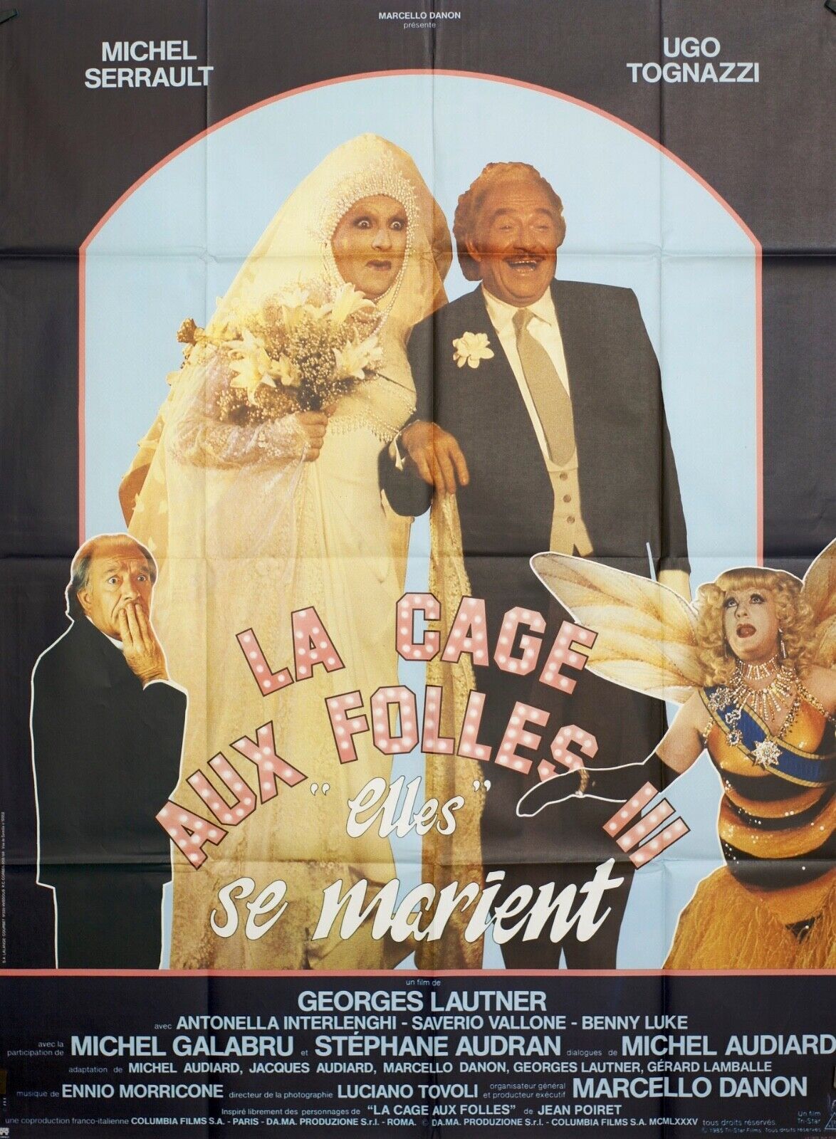LA CAGE AUX FOLLES III – ELLES SE MARIENT MOVIE POSTER ORIGINAL 120x160