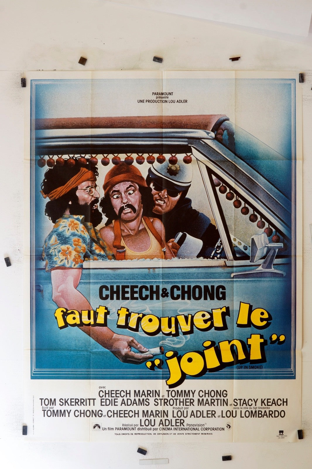 FAUT TROUVER LE « JOINT CHEECH & CHONG MOVIE POSTER ORIGINAL (120X160)