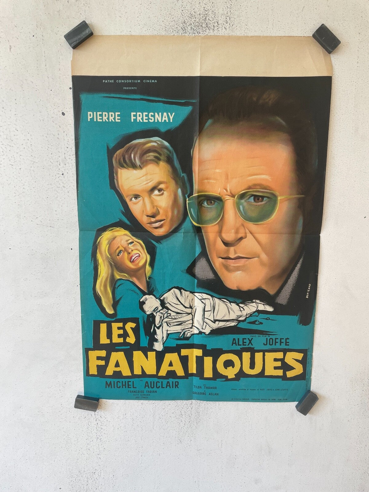 LES FANATIQUES ORIGINAL 40x60 PIERRE FRESNAY