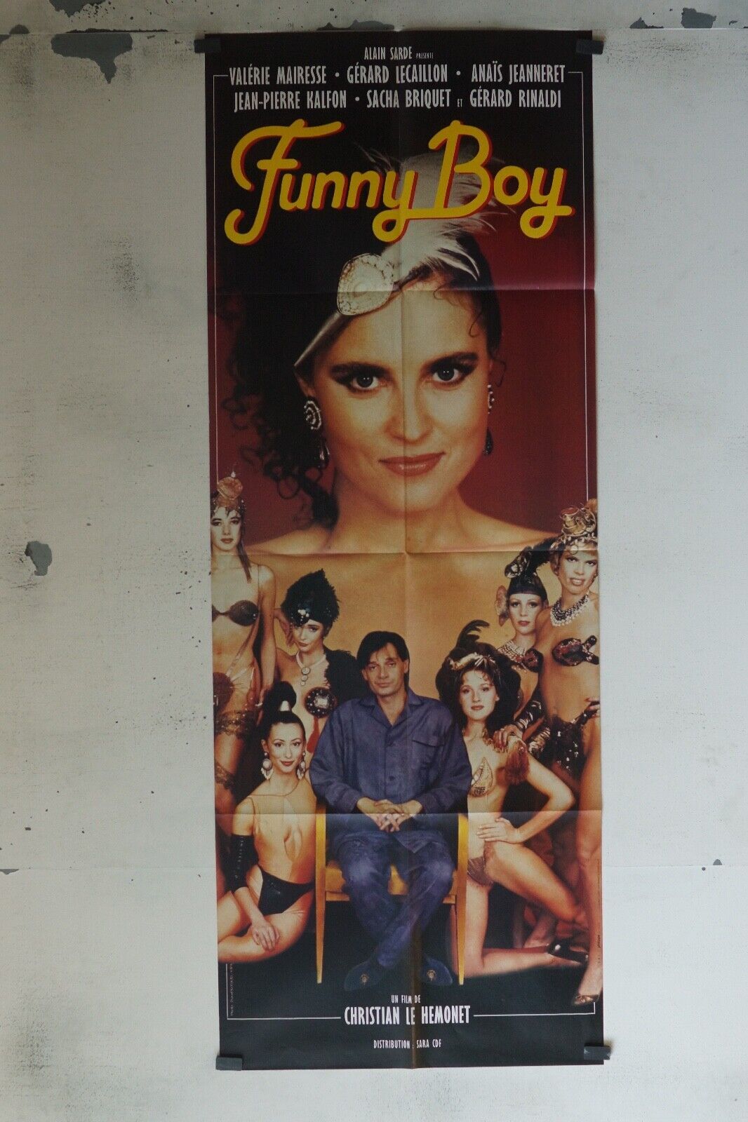 FUNNY BOY 60x160 ORIGINAL POSTER VALÉRIE MAIRESSE