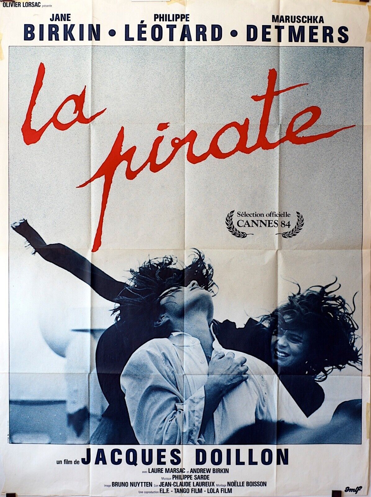 LA PIRATE MOVIE POSTER ORIGINAL (120X160) JANE BIRKIN