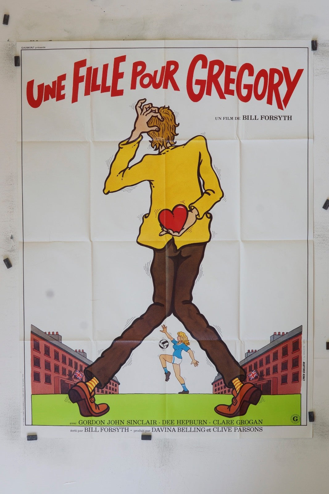 UNE FILLE POUR GRÉGORY BILL FORSTTH MOVIE POSTER ORIGINAL 120x160