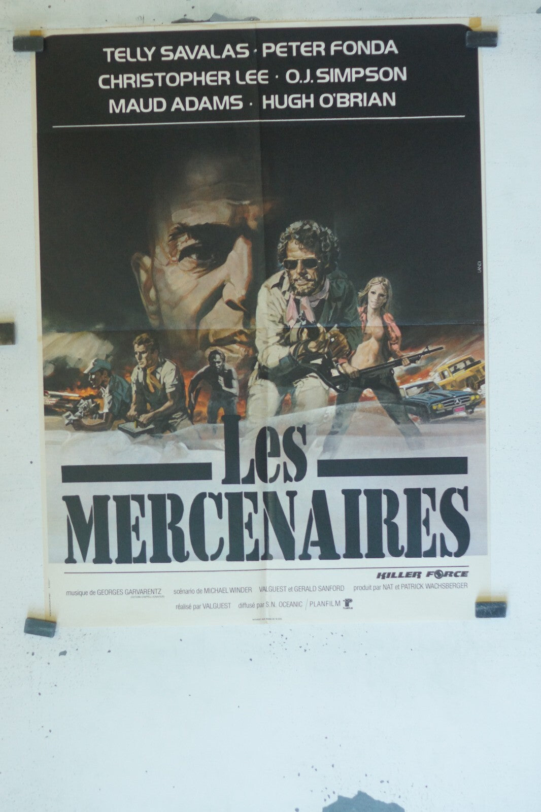 LES MERCENAIRES MOVIE POSTER ORIGINAL (60X80) TELLY SAVALAS – PETER FONDA