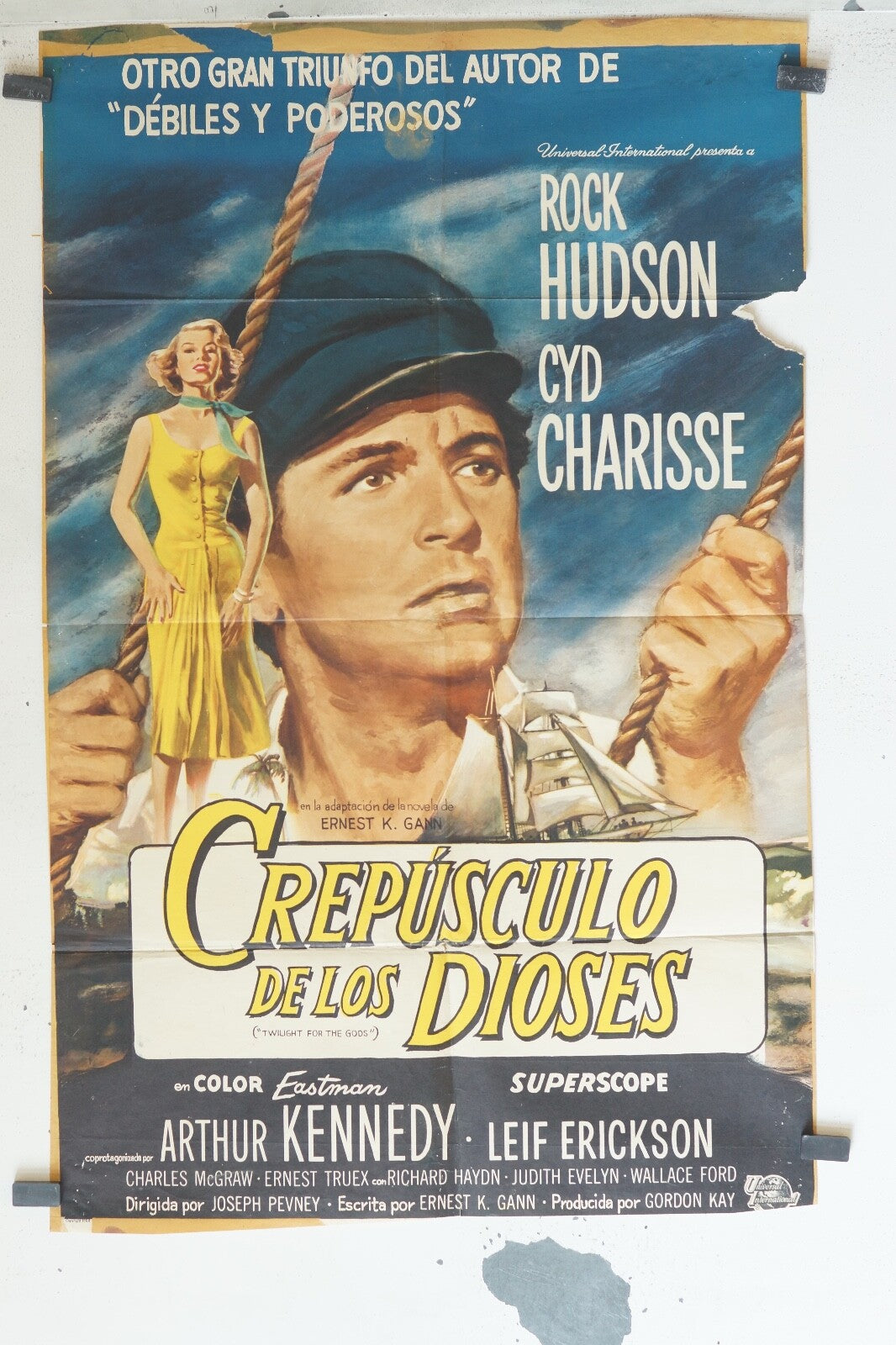 CREPUSCULO DE LOS DIOSES 69x103 ORIGINAL