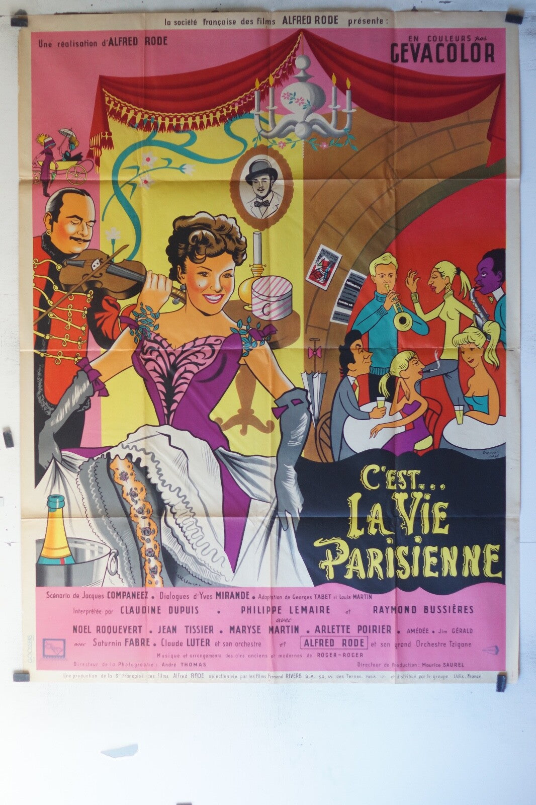 C’EST… LA VIE PARISIENNE MOVIE POSTER ORIGINAL120x160 Philippe Lemaire