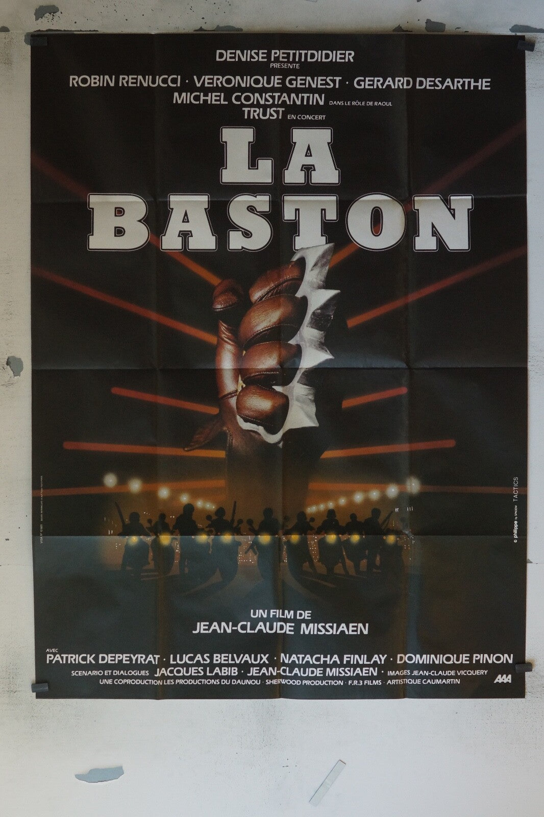 LA BASTON MOVIE POSTER ORIGINAL 120x160 ROBIN RENUCCI