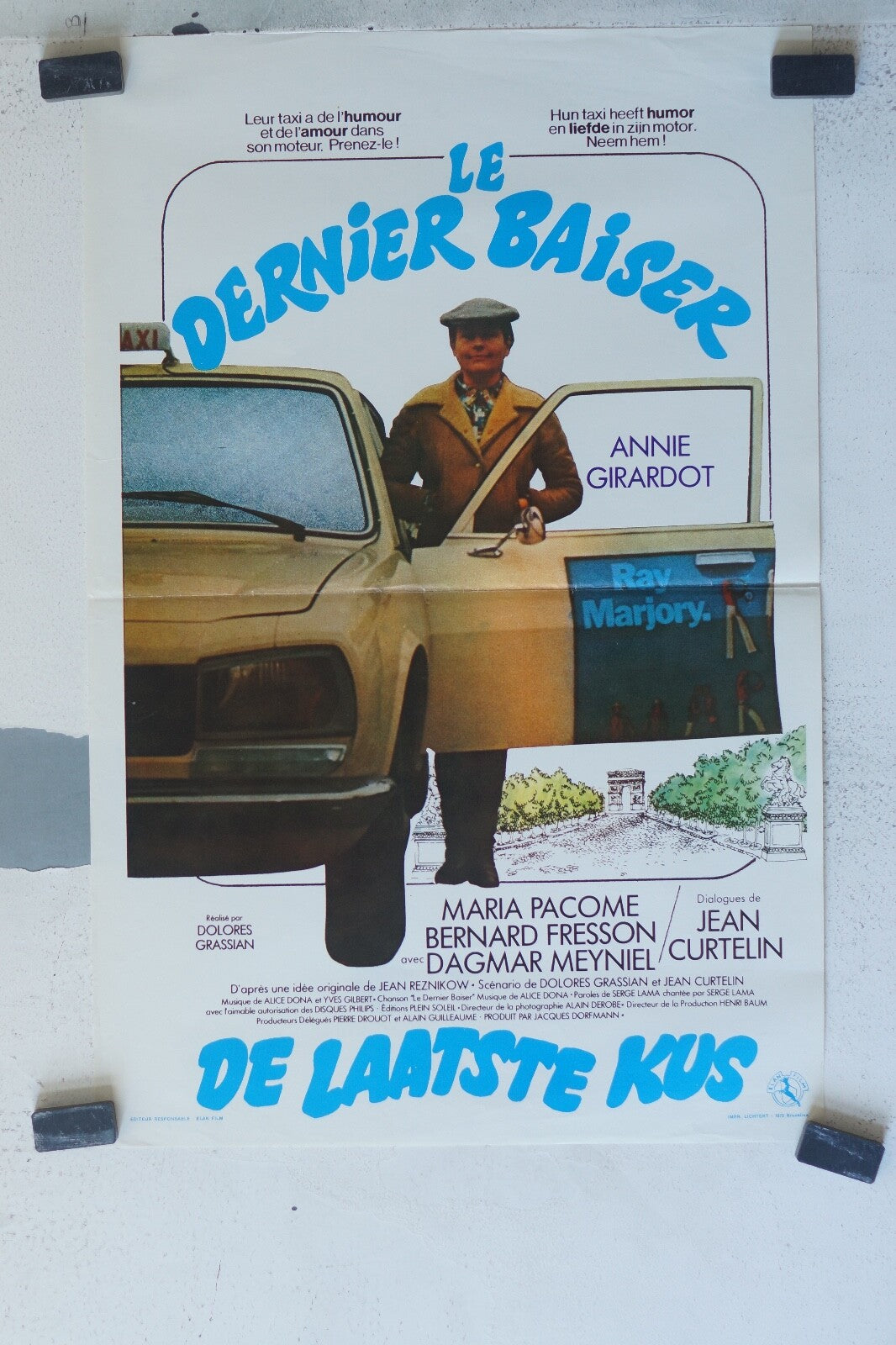 DERNIER BAISER (LE) ORIGINAL MOVIE POSTER 36x55 Annie Girardot , Maria Pacome