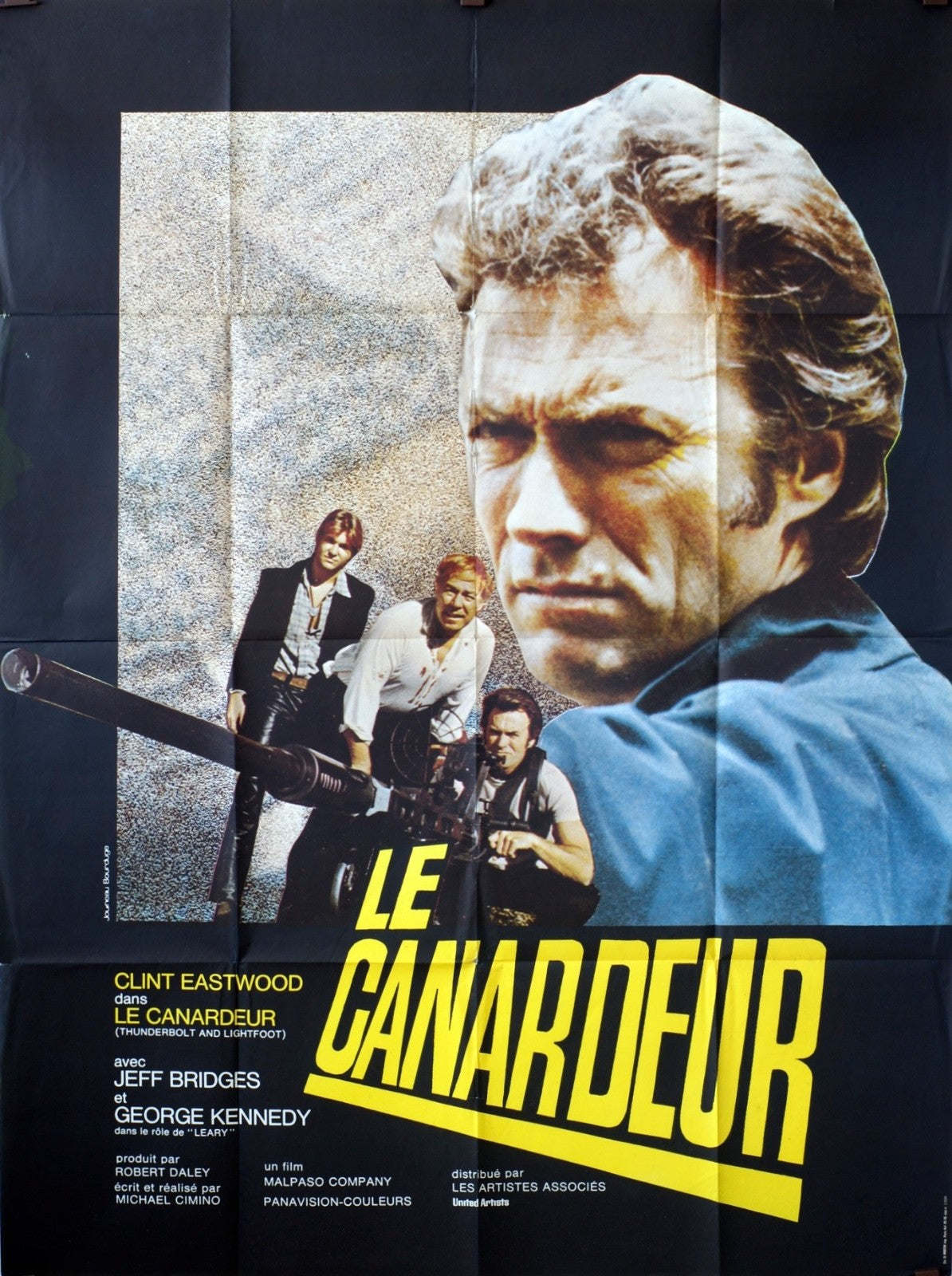 LE CARNADEUR CLINT EASTWOOD MOVIE POSTER ORIGINAL 120X160