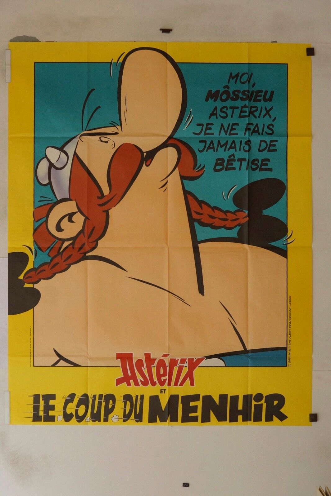 ASTÉRIX ET LE COUP DU MENHIR ORIGINAL MOVIE POSTER 120x160