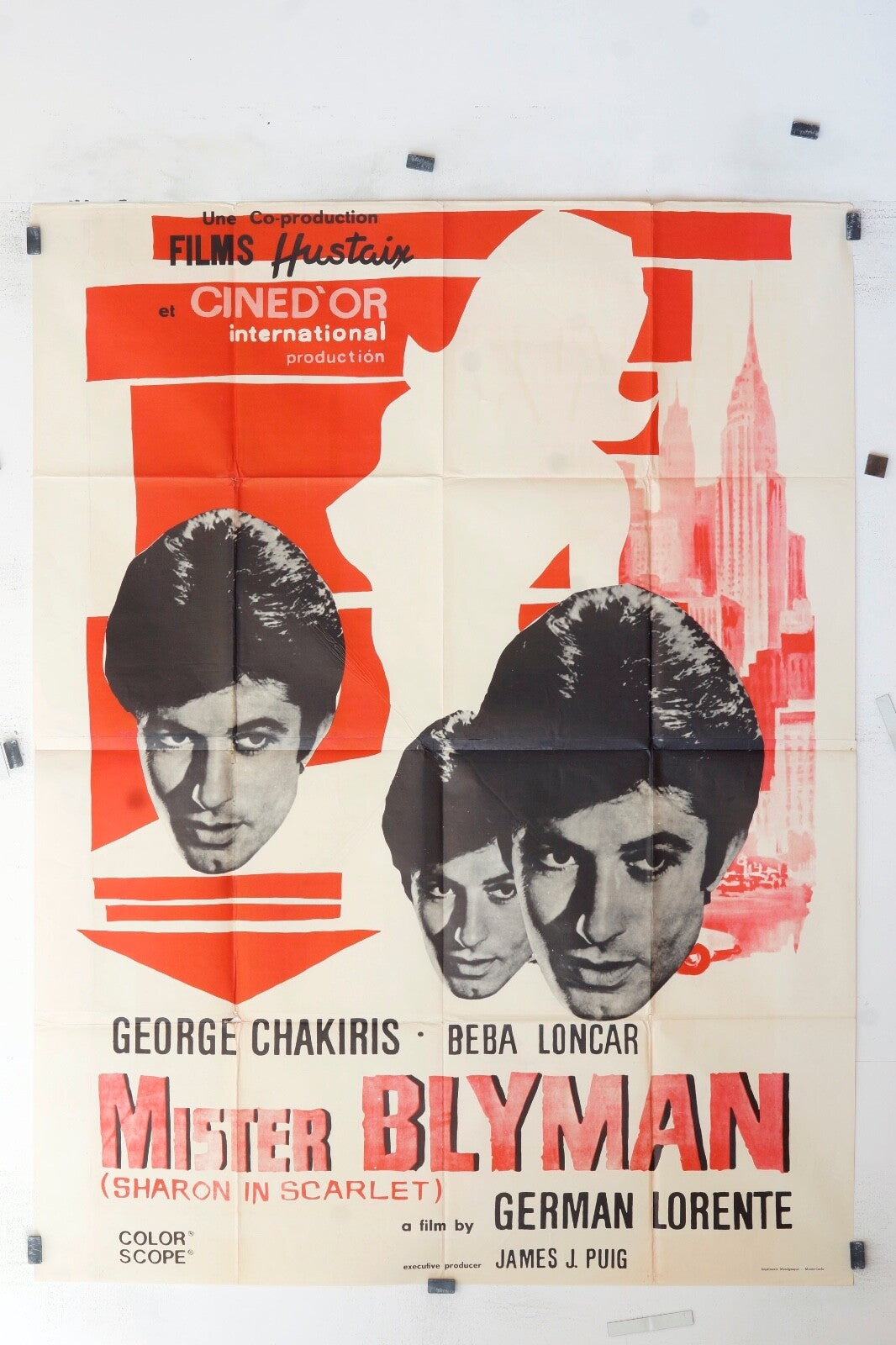 MISTER BLYMAN GEORGE CHAKIRIS movie poster ORIGINAL 120x160