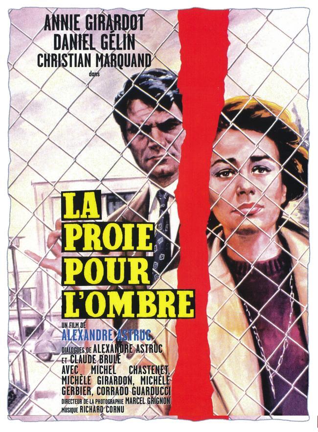 PROIE POUR L’OMBRE (LA) MOVIE POSTER ORIGINAL 120x160, Annie Giradot