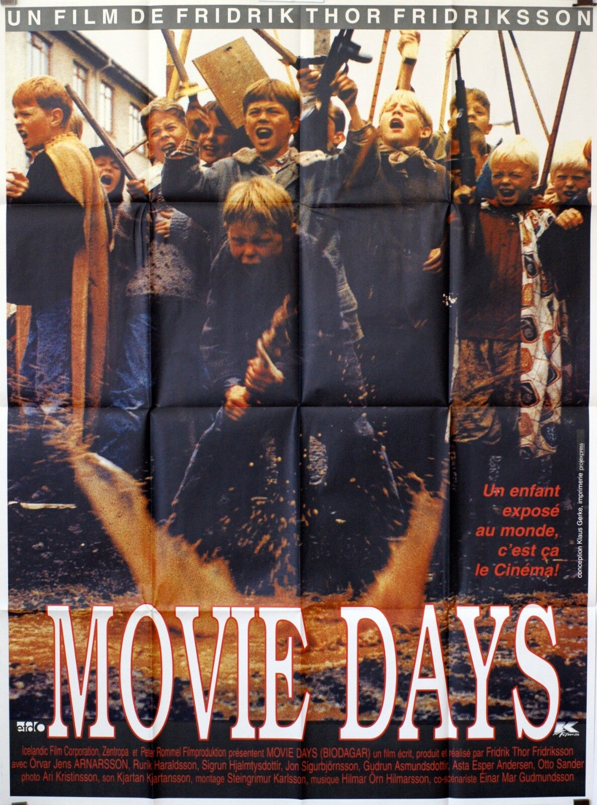 MOVIE DAYS POSTER ORIGINAL 120x160 FRIDRIK THOR