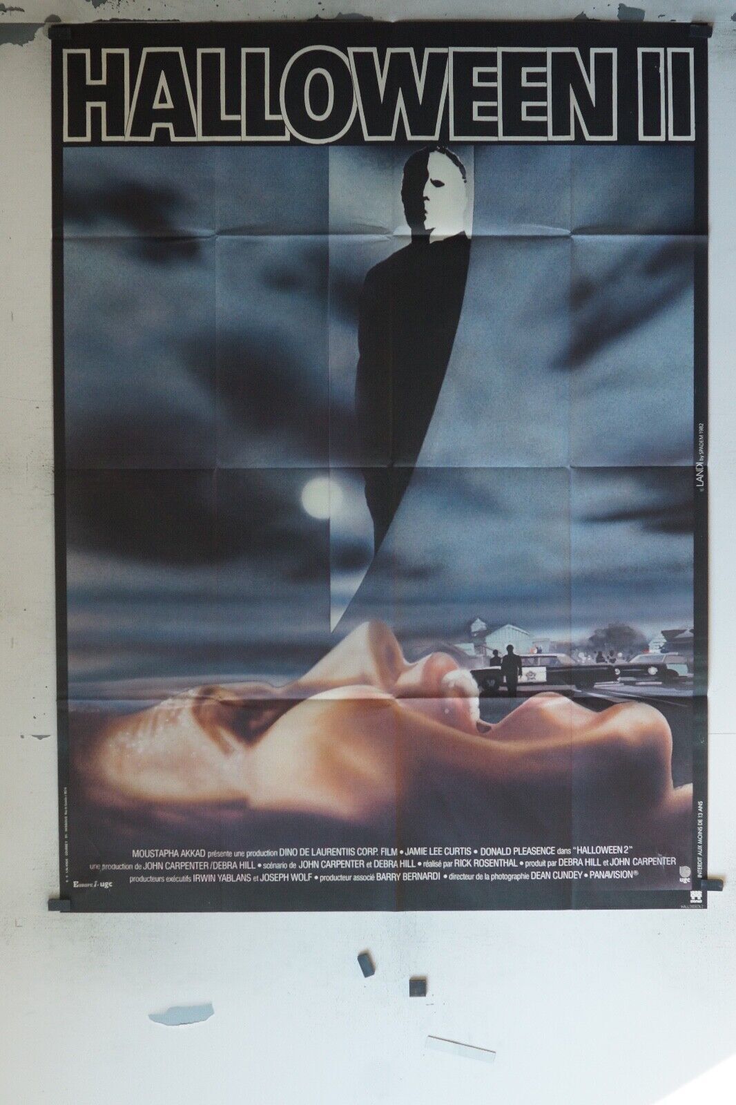 HALLOWEEN II MOVIE POSTER ORIGINAL 120x160 JAMIE LEE CURTIS