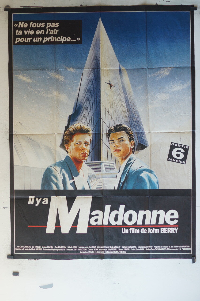 IL Y A MALDONNE MOVIE POSTER ORIGINAL 120x160 Clovis Cornillac , Luc Thuillier