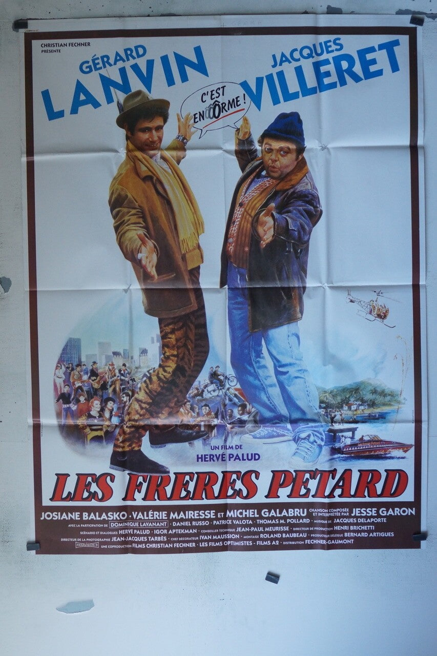 LES FRÈRES PÉTARD MOVIE POSTER ORIGINAL 120x160