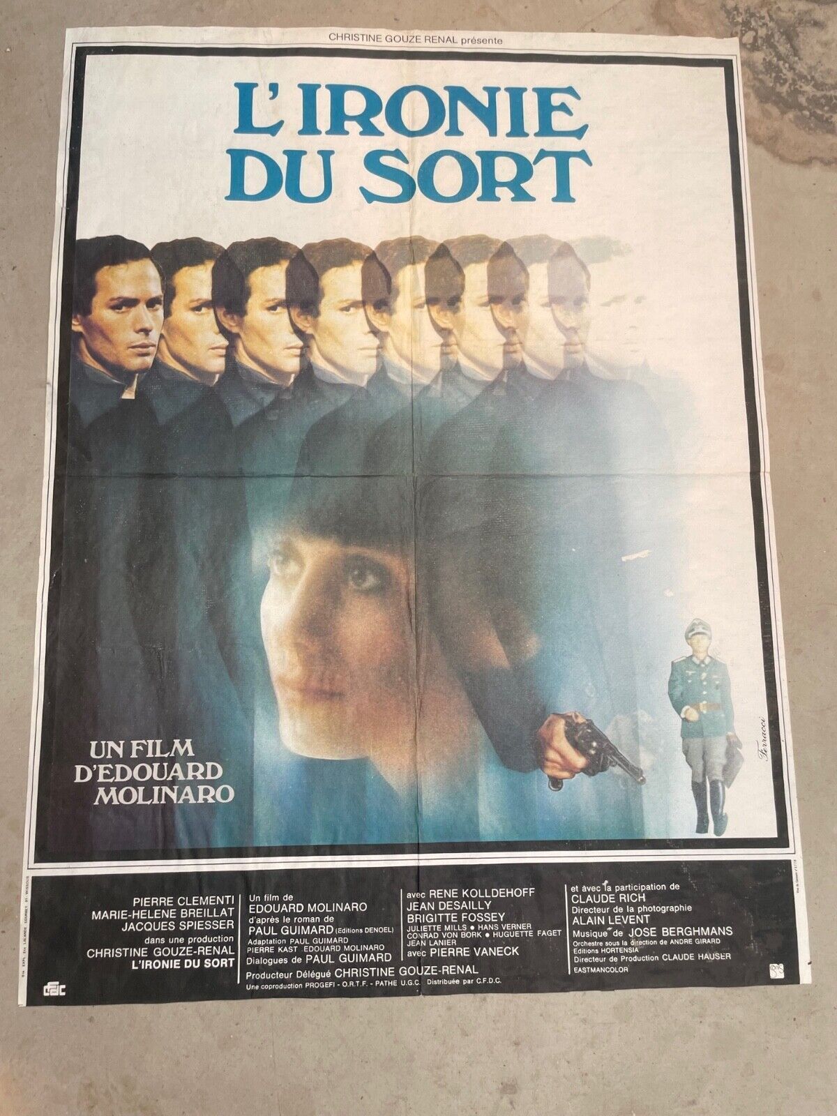 L’IRONIE SU SORT MOVIE POSTER ORIGINAL (60X80) EDOUARD MOLINARD