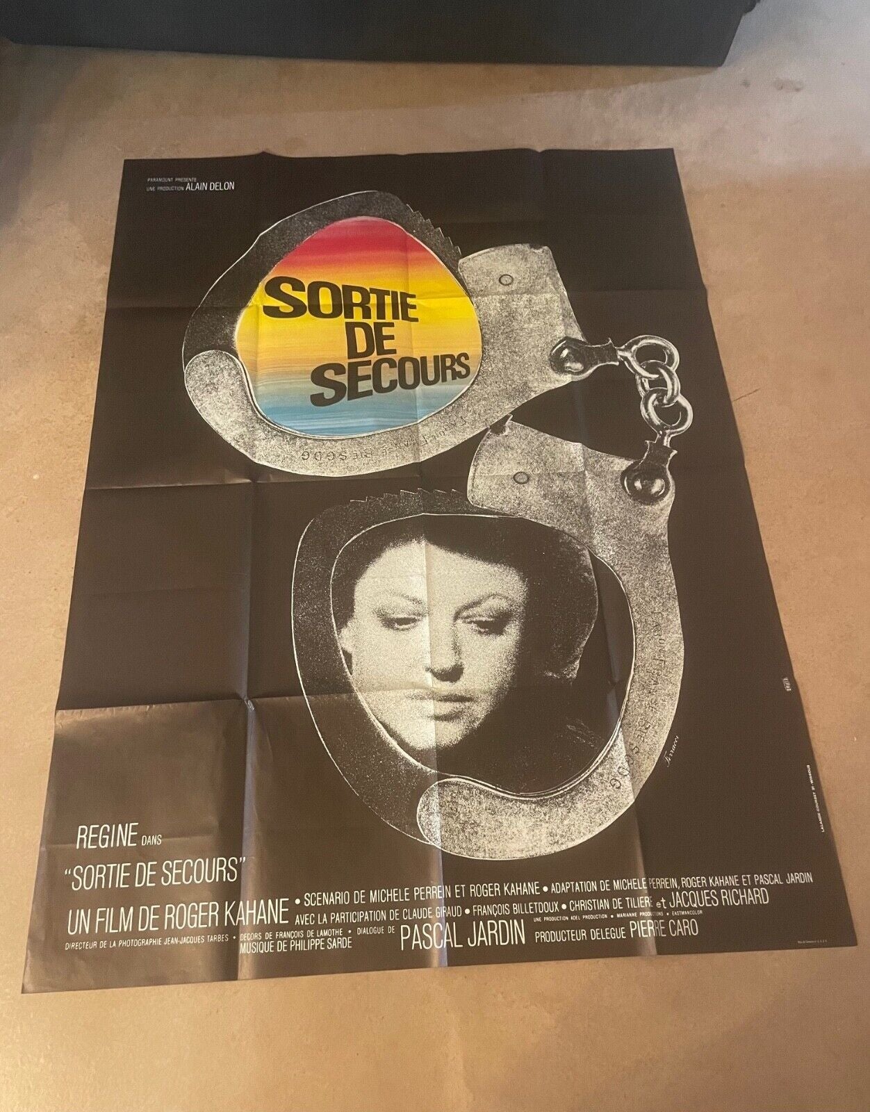 SORTIE DE SECOURS MOVIE POSTER ORIGINAL 120x160 RÉGINE