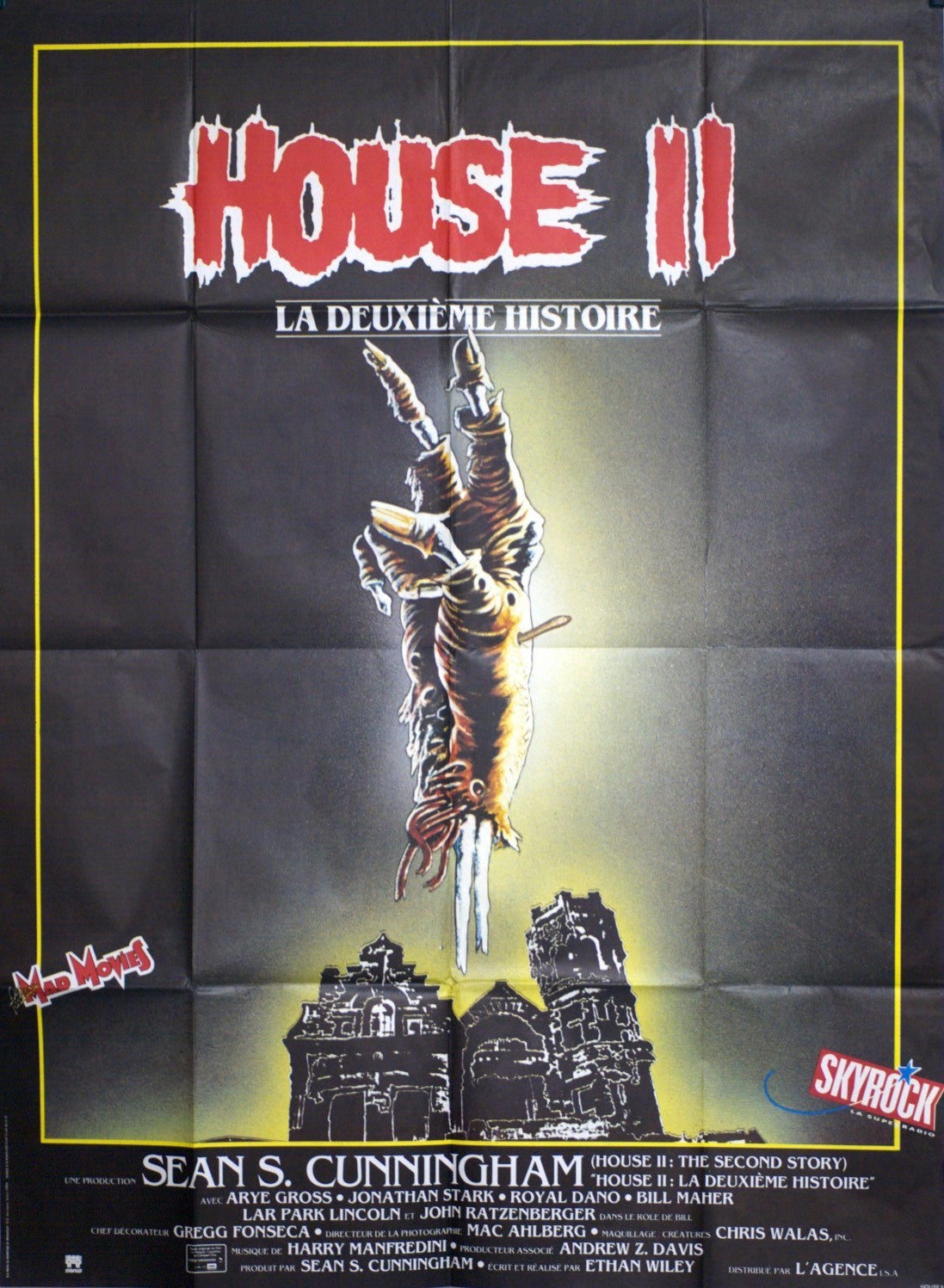 HOUSE II SEAN S.CUNNINGHAM MOVIE POSTER ORIGINAL 120x160