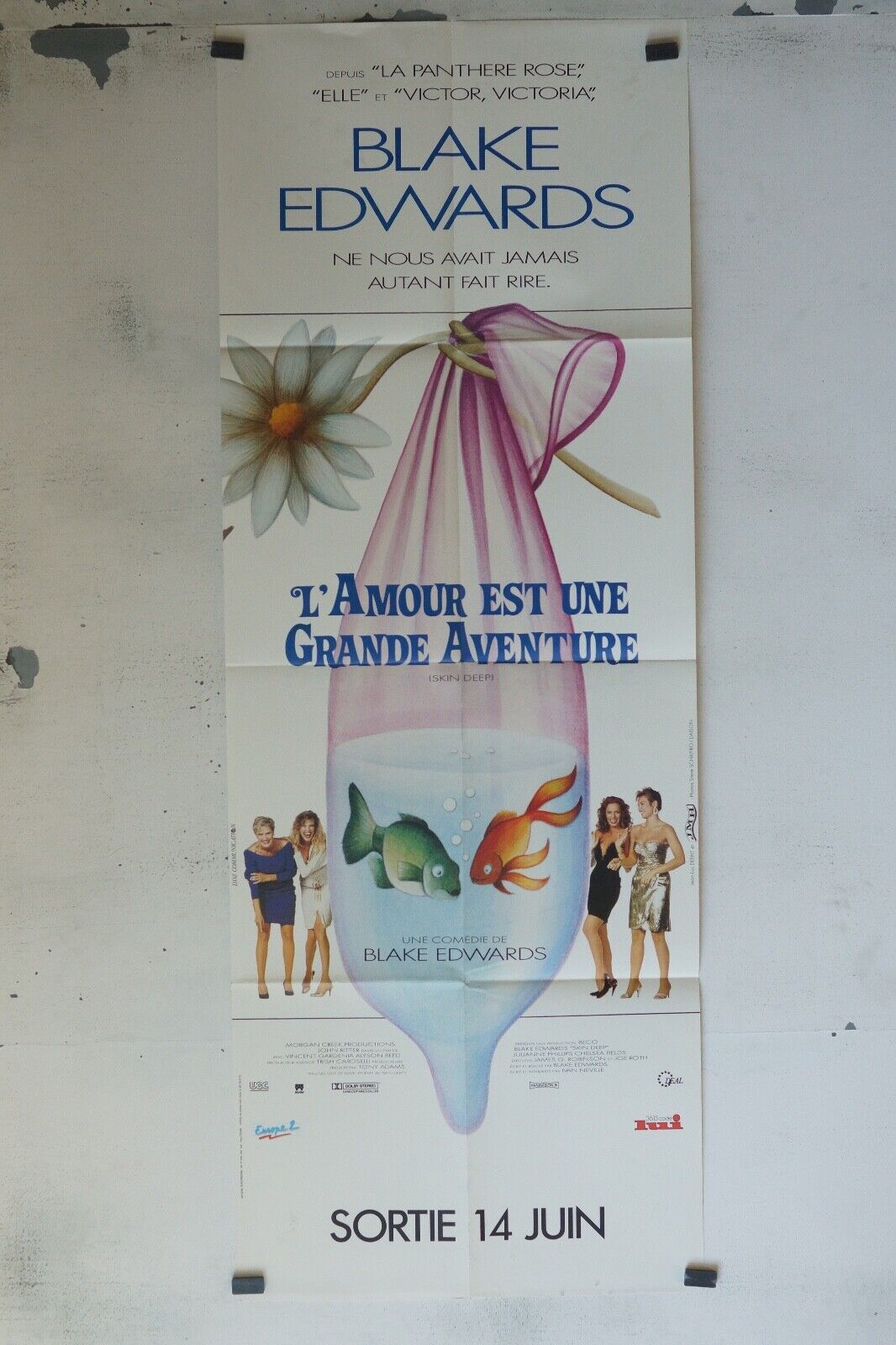 L’AMOUR EST UNE GRANDE AVENTURE POSTER ORIGINAL 60x160 BLAKE EDWARDS