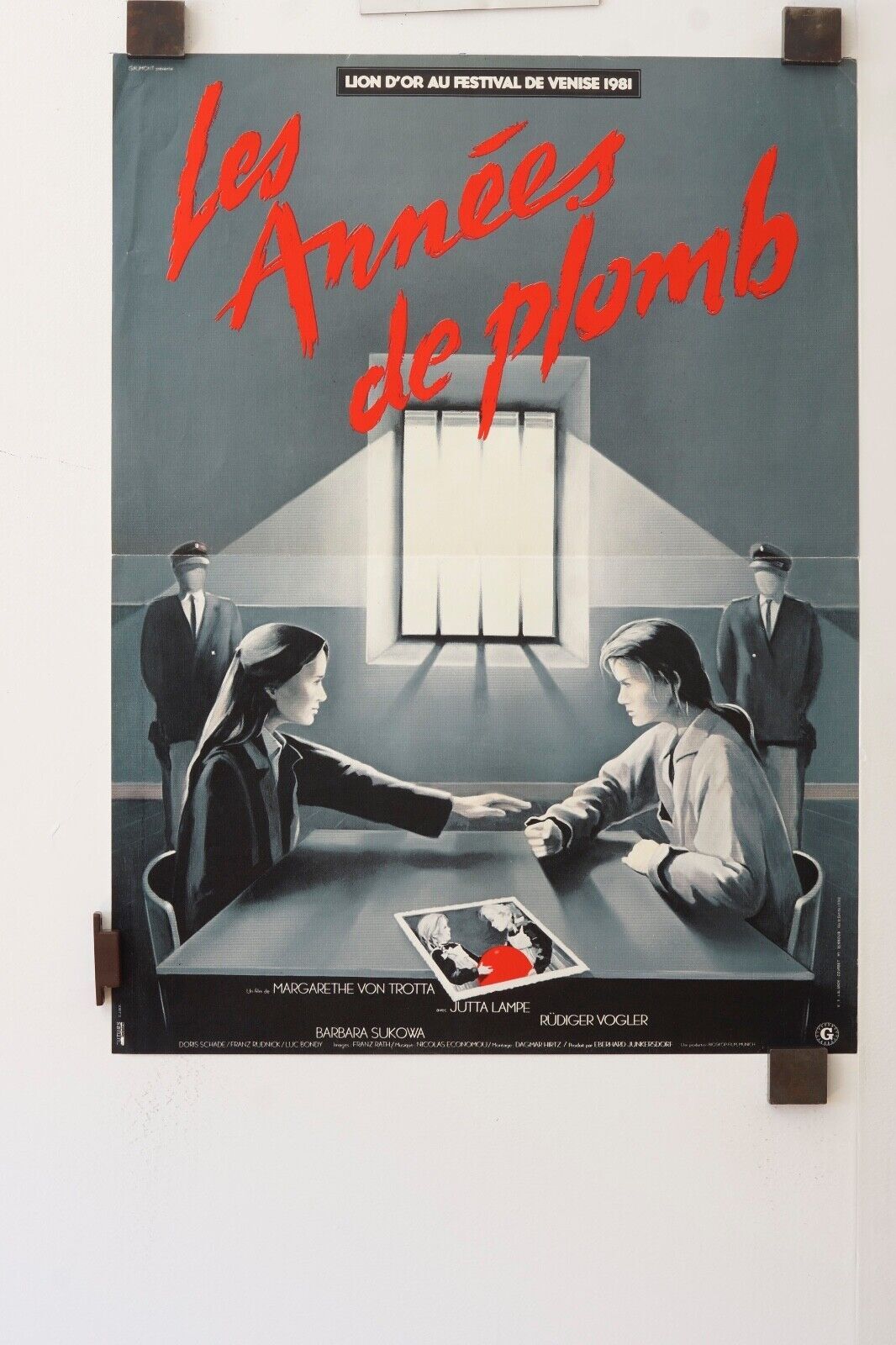 LES ANNÉES DE PLOMB MOVIE POSTER ORIGINAL 120x160 JUTTA LAMPE