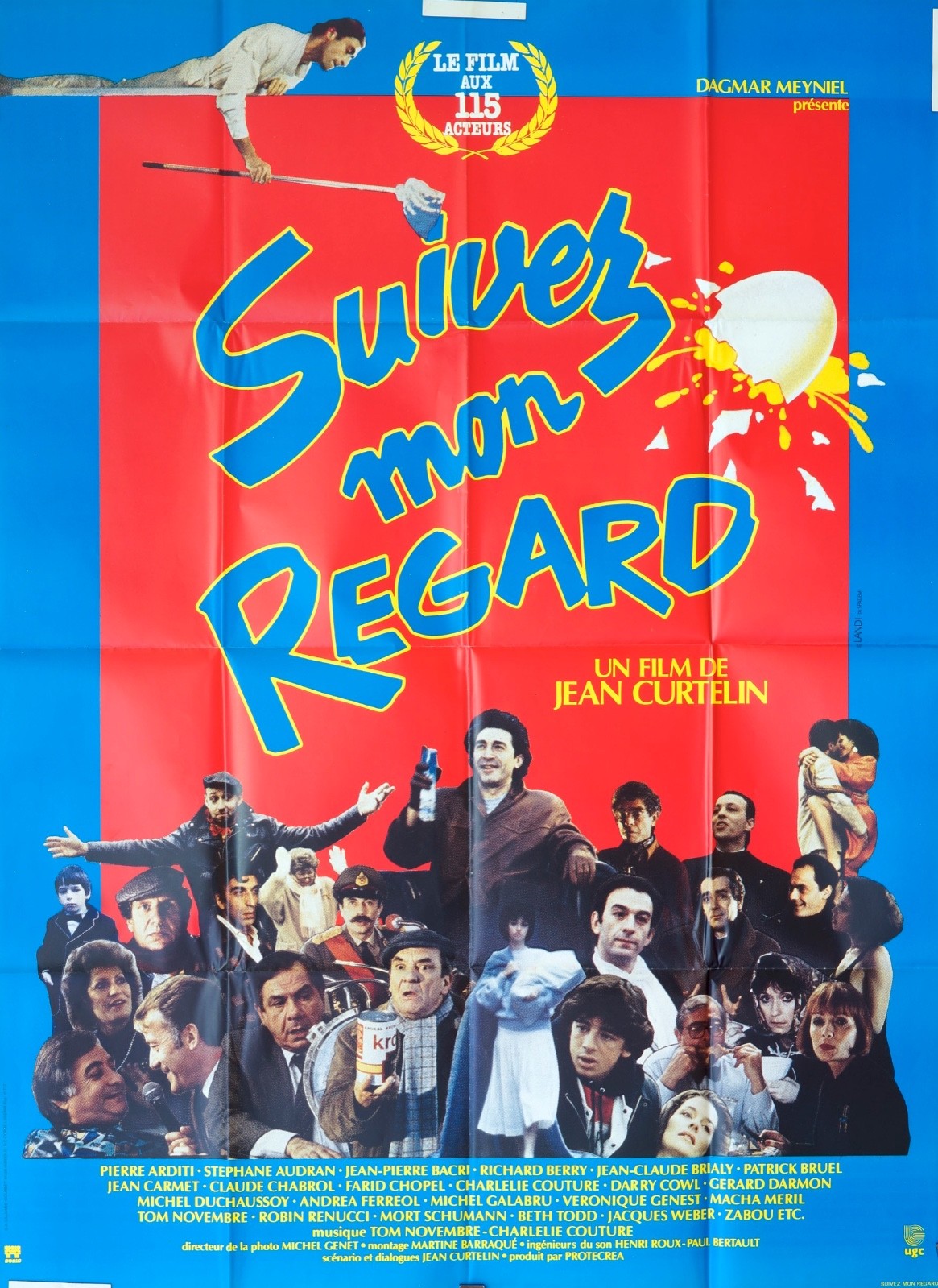 SUIVEZ MON REGARD JEAN CURTELIN MOVIE POSTER ORIGINAL 120x160
