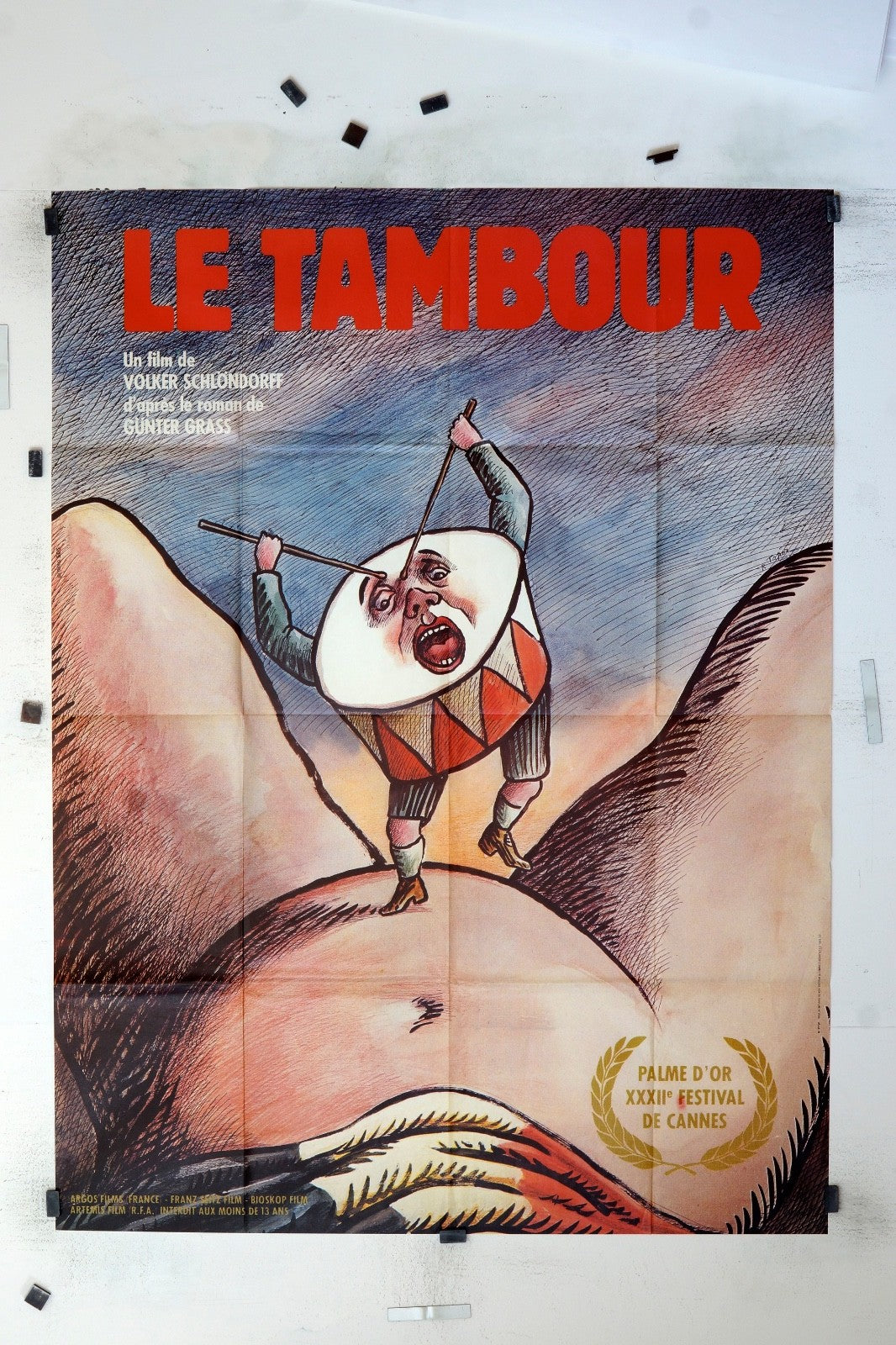 LE TAMBOUR VOLKER SCHLONDORFF MOVIE POSTER ORIGINAL (120x160)