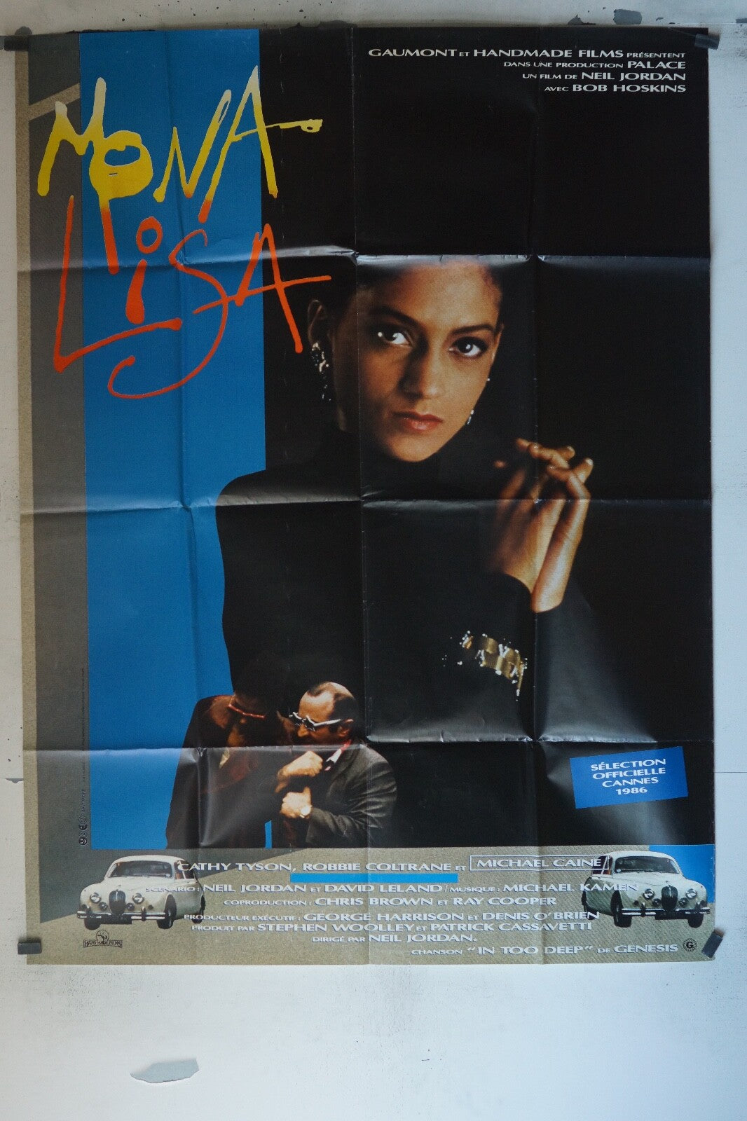 MONA LISA MOVIE POSTER ORIGINAL 120x160 CATHY TYSON, ROBIE COLTRANE