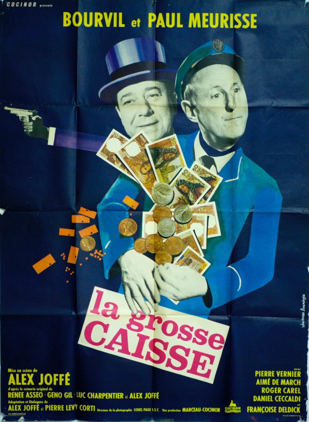 LA GROSSE CAISSE ! MOVIE POSTER ORIGINAL 120x160