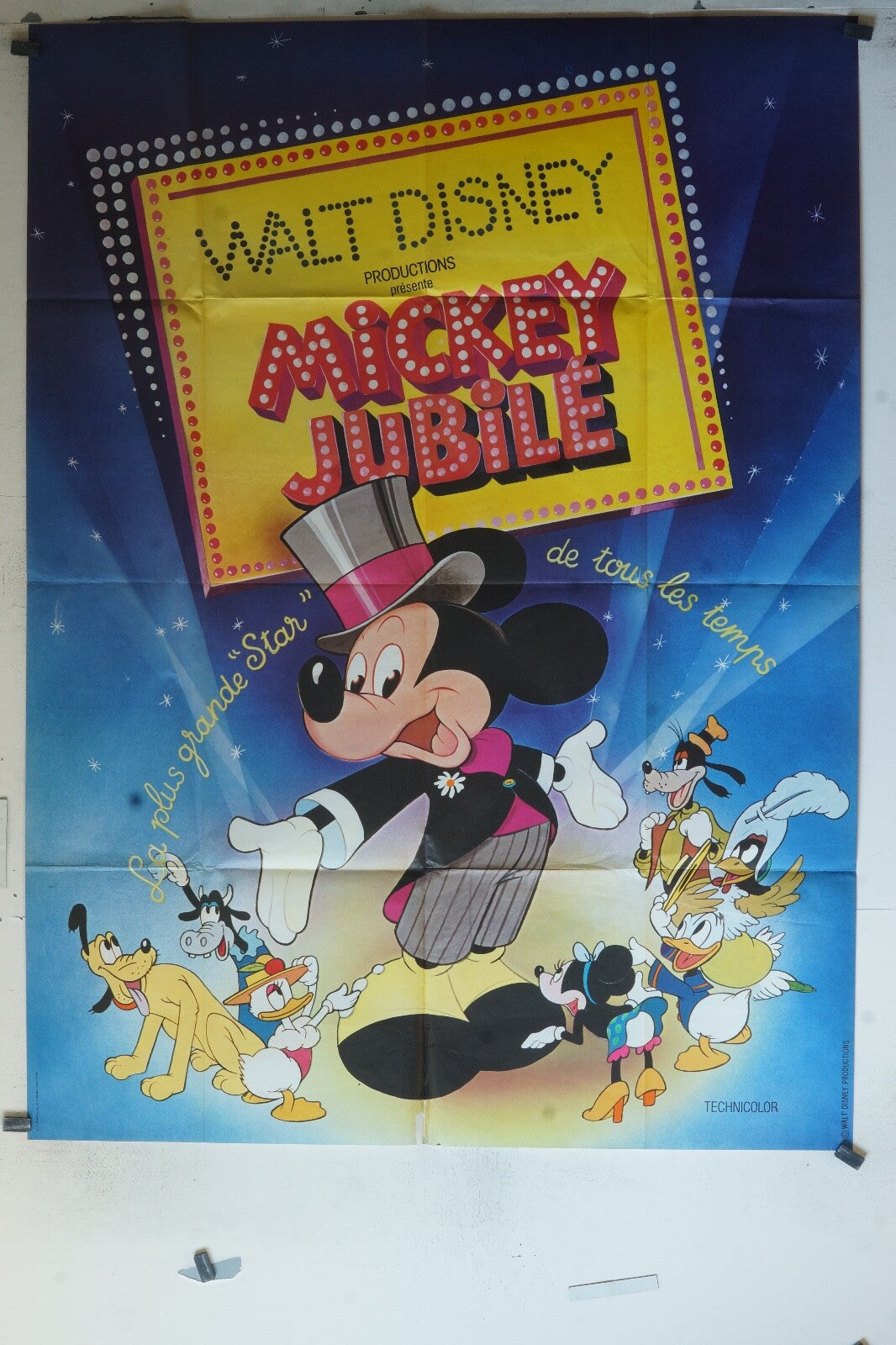MICKEY JUBILE MOVIE POSTER ORIGINAL 120x160 Walt disney