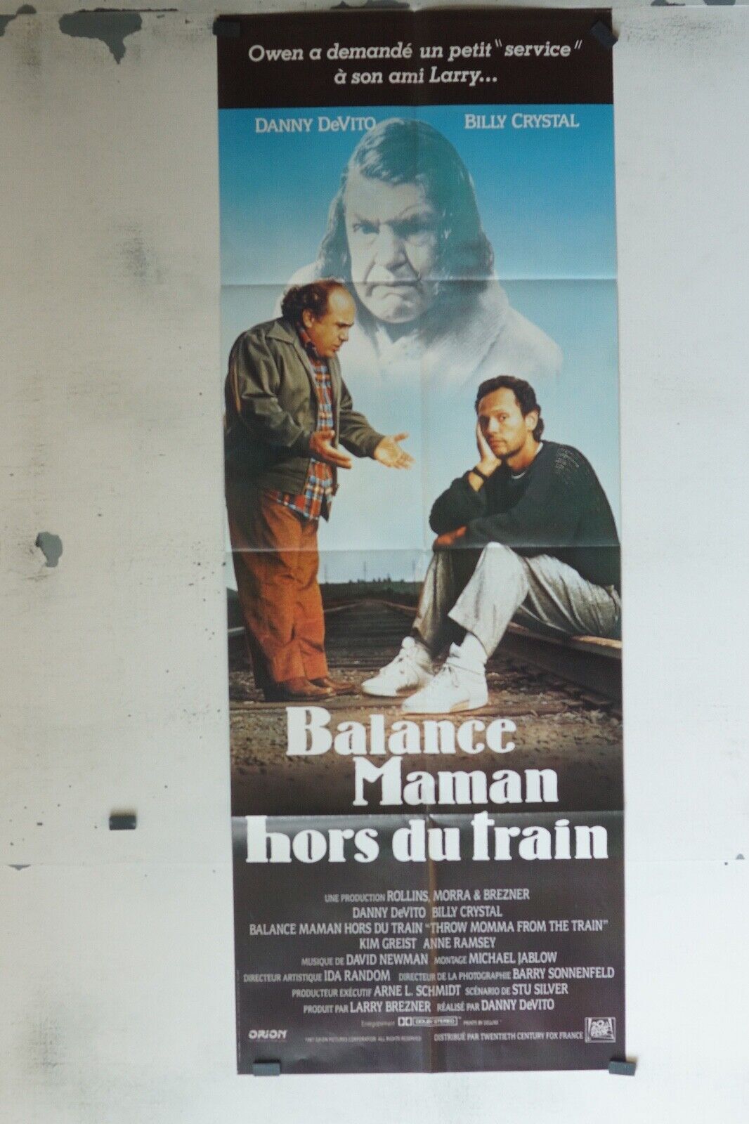 BALANCE MAMAN HORS DU TRAIN MOVIE POSTER ORIGINAL 60x160 DANY DEVITO
